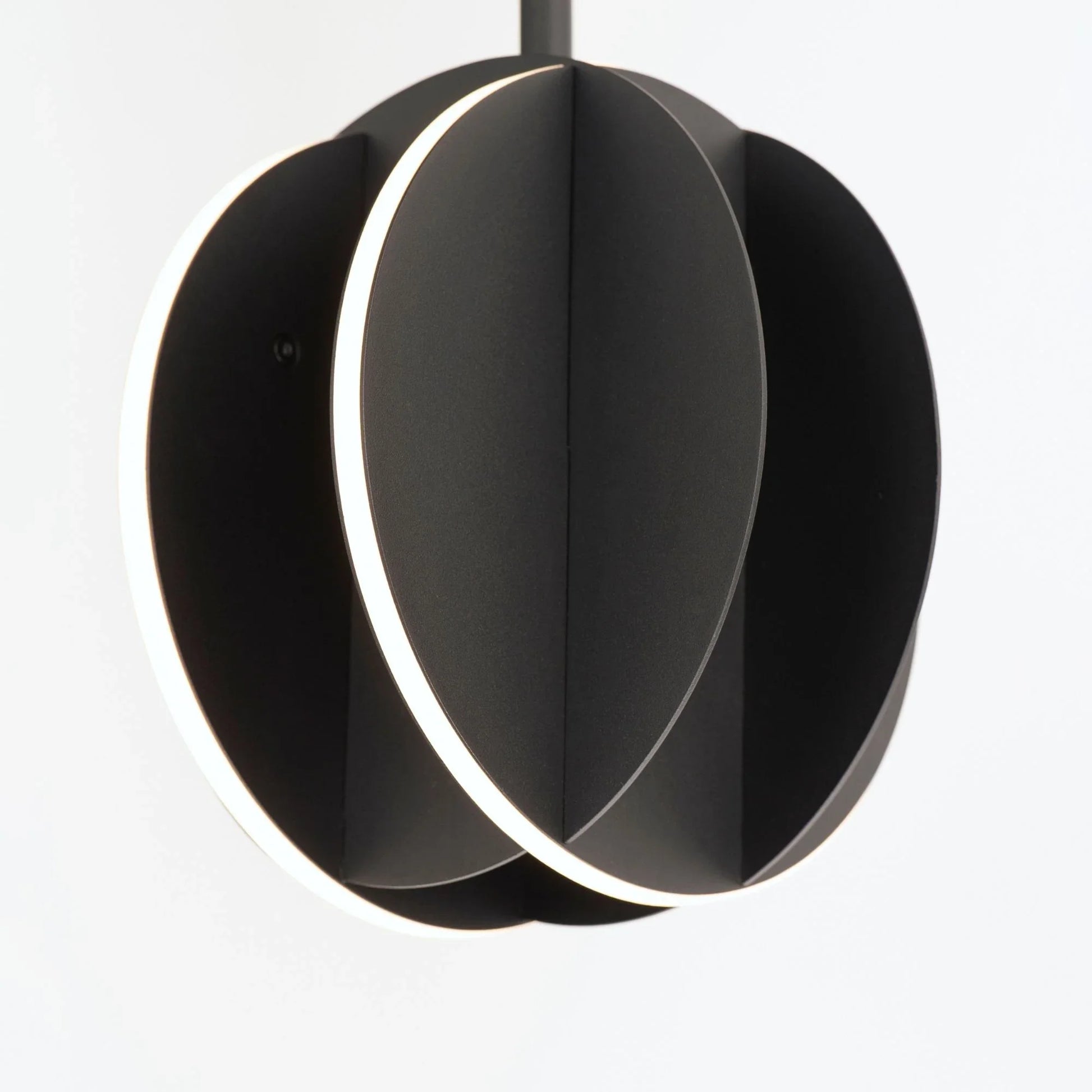 ET2 Lighting - Interval 8" LED Mini Sphere Pendant, Black Finish | Bees Lighting