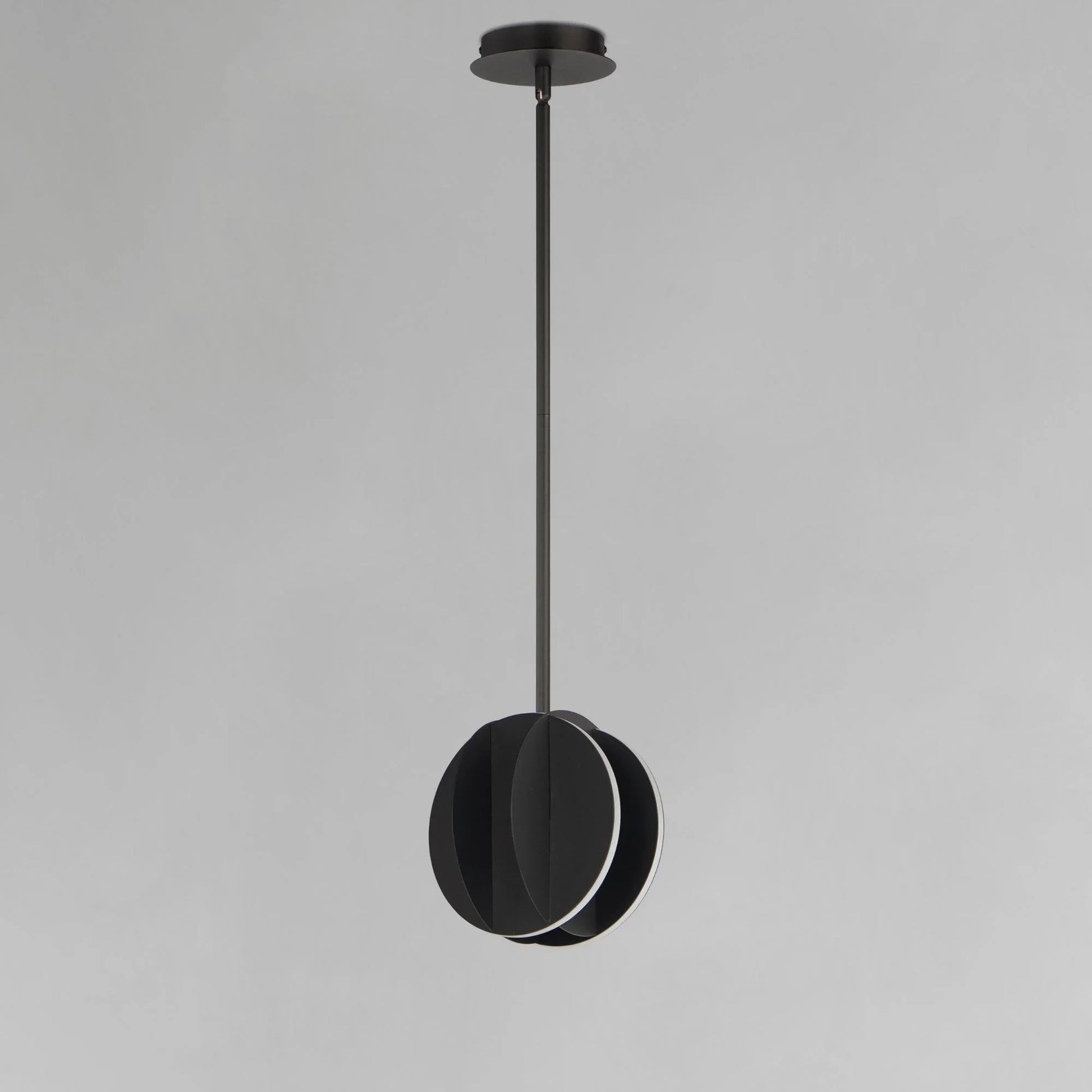 ET2 Lighting - Interval 8" LED Mini Sphere Pendant, Black Finish | Bees Lighting