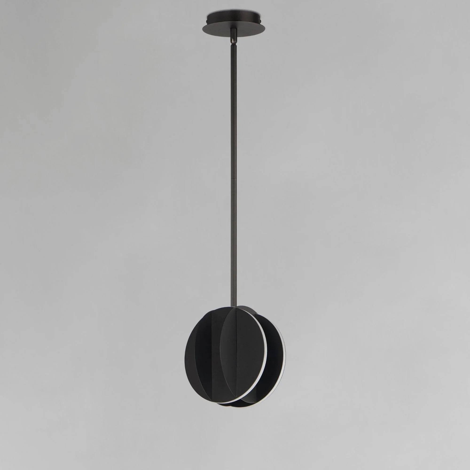 ET2 Lighting - Interval 8" LED Mini Sphere Pendant, Black Finish | Bees Lighting