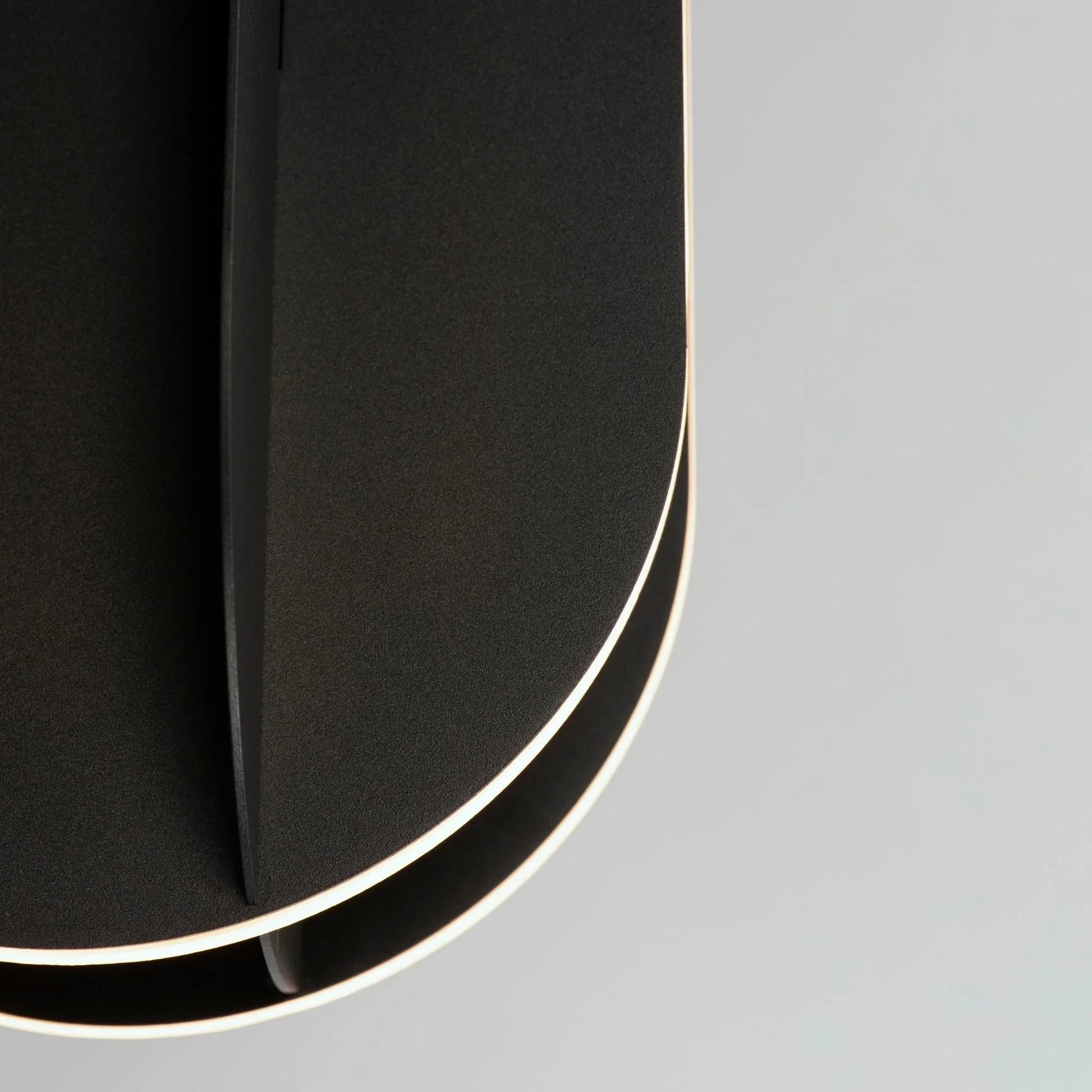 ET2 Lighting - Interval 12" LED Small Ellipse Pendant, Black Finish | Bees Lighting