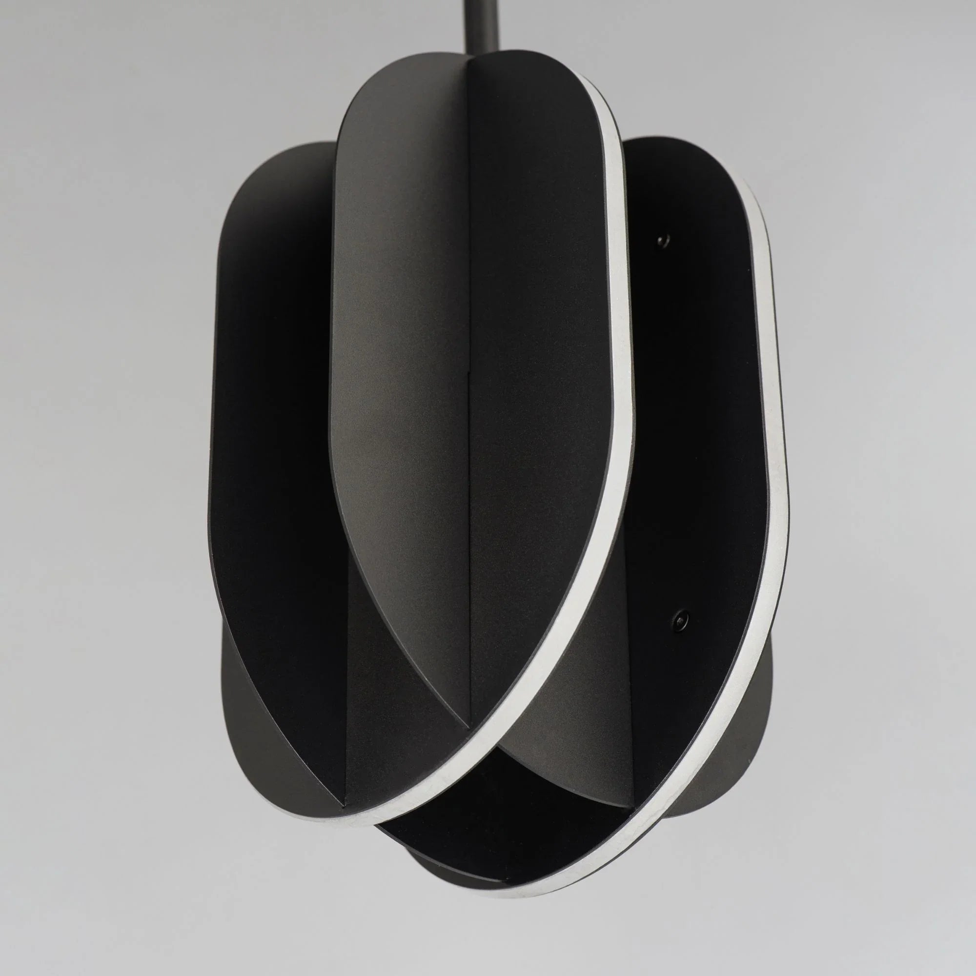 ET2 Lighting - Interval 12" LED Small Ellipse Pendant, Black Finish | Bees Lighting