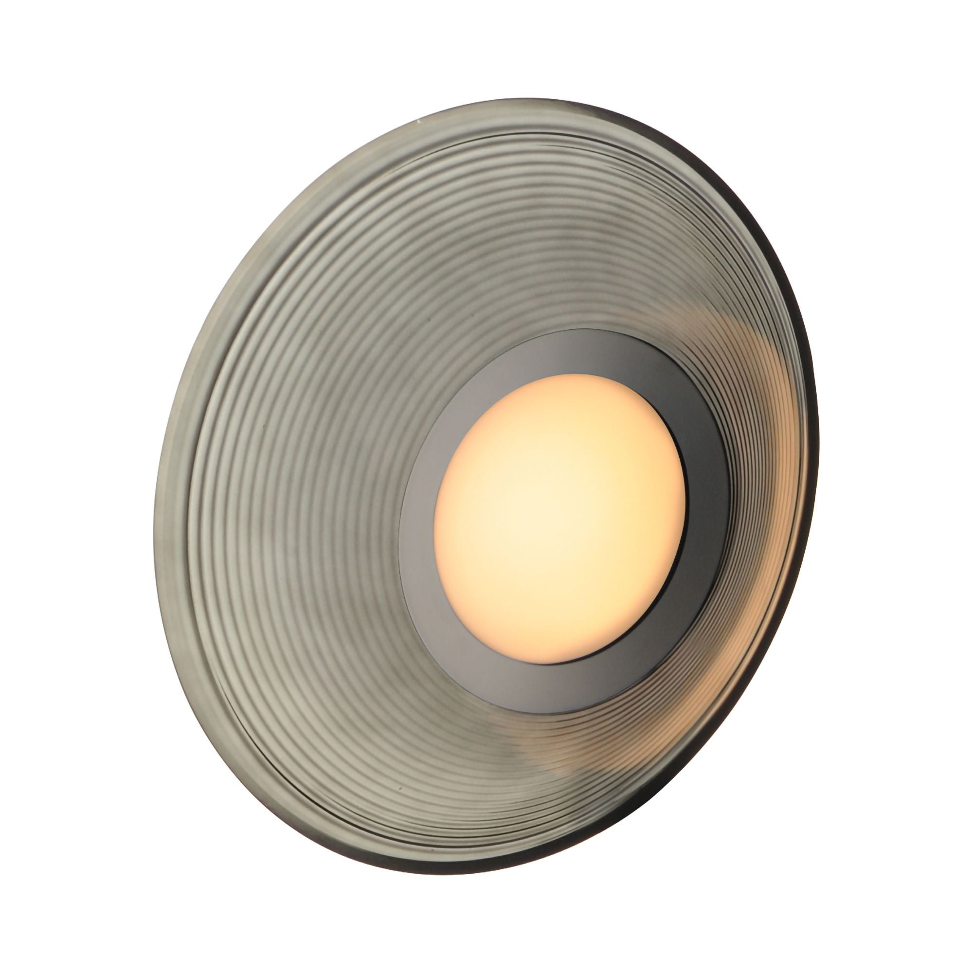Jensen 12" LED Wall Sconce/Flush Mount, Black Finish with Smoke Glass