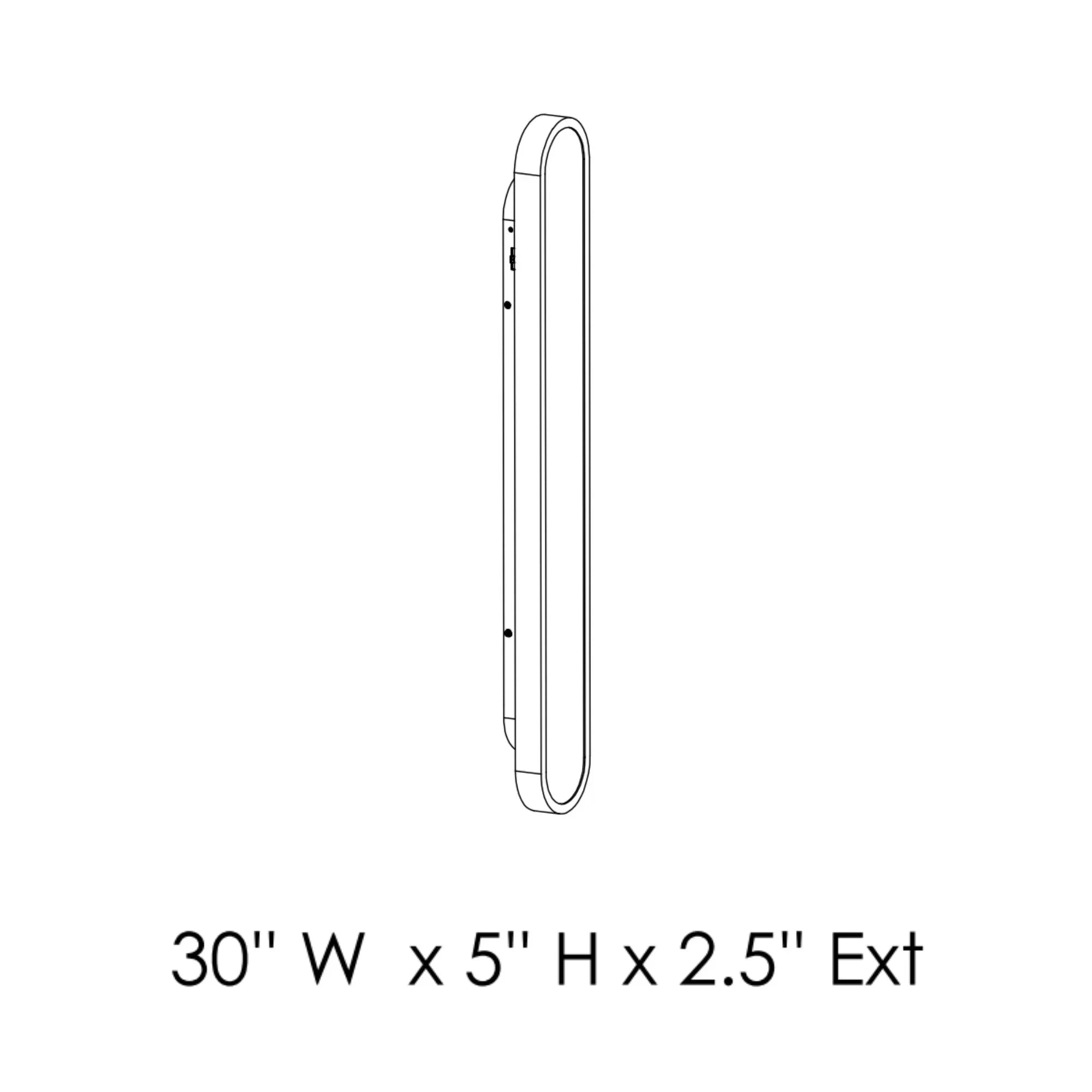 ET2 Lighting - Latitude 30" LED Bath Vanity, Polished Chrome Finish | Bees Lighting