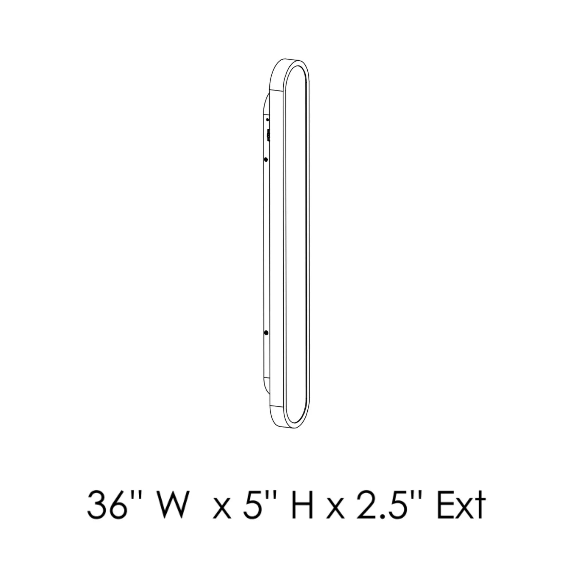 ET2 Lighting - Latitude 36" LED Bath Vanity, Satin Nickel Finish | Bees Lighting