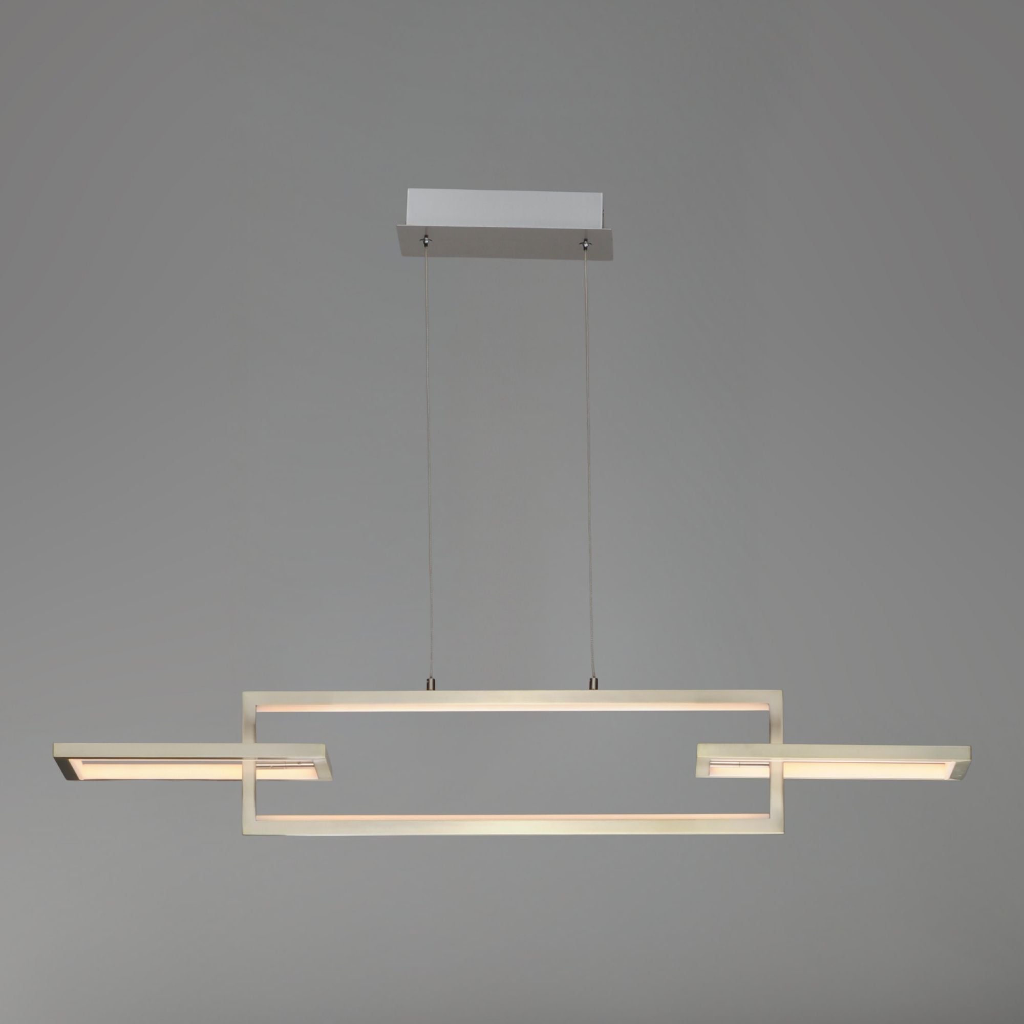 ET2 Link 42 in. 3-Light Pendant, Satin Nickel