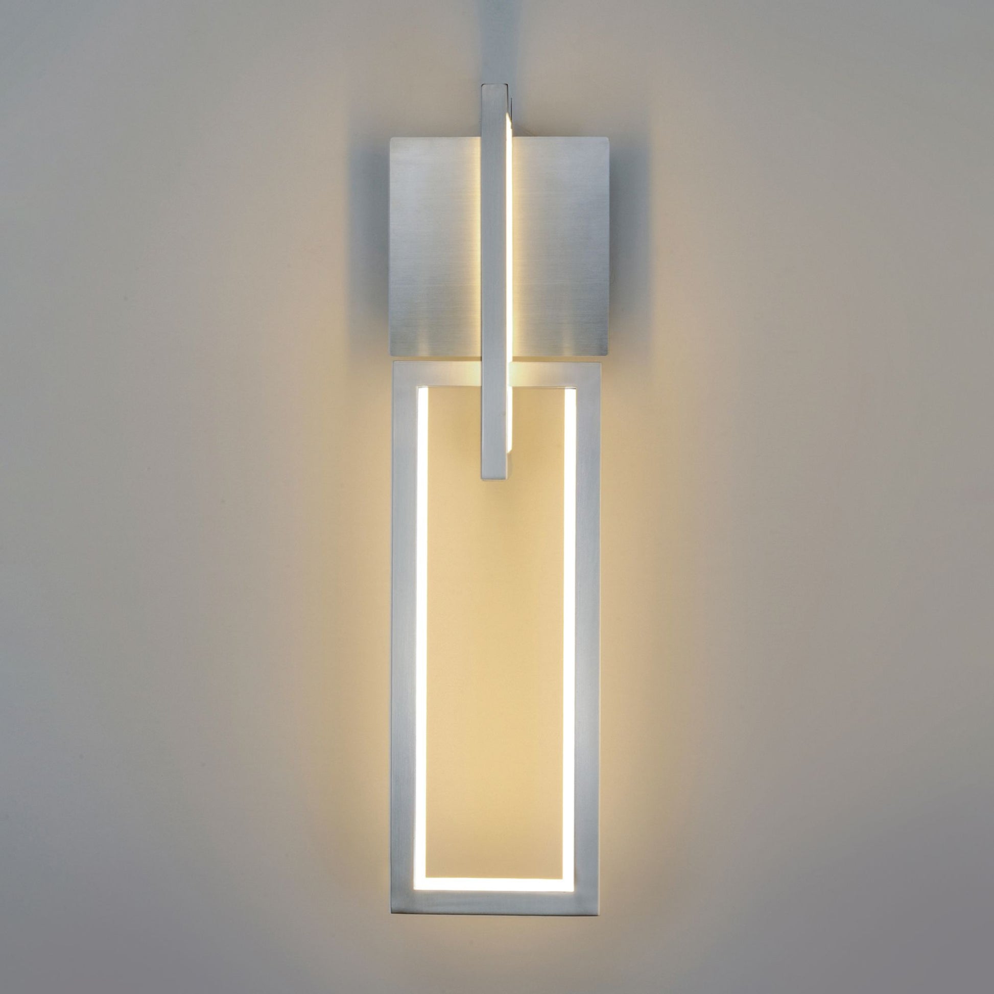 ET2 Lighting - Link 20" LED Wall Sconce, Satin Nickel Finish | Bees Lighting