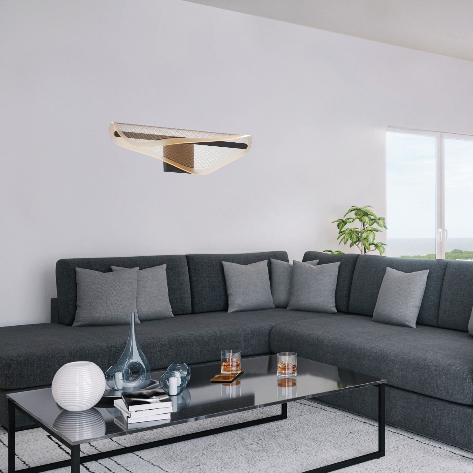 Manta 25" LED Bath Vanity,Black Finish