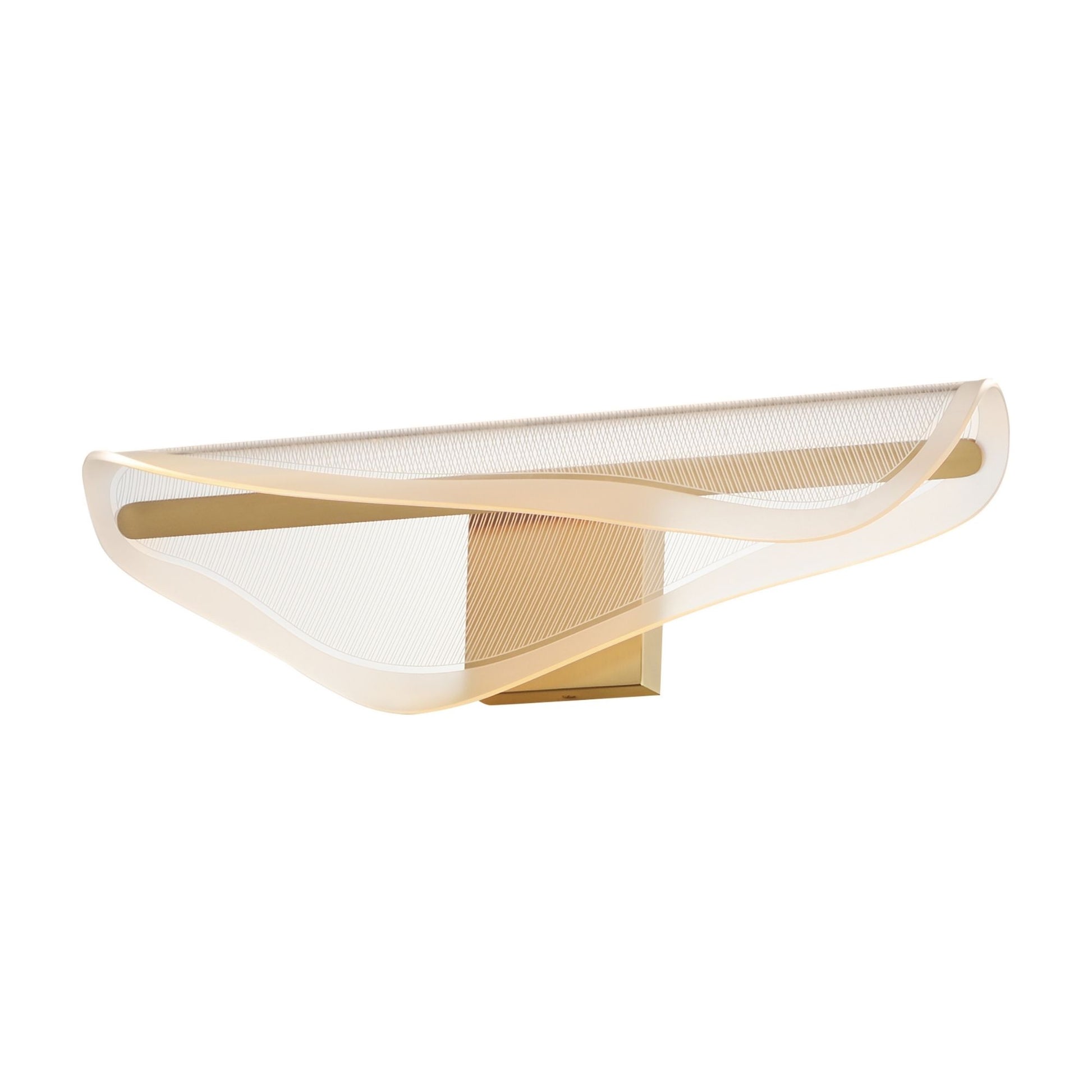 ET2 Lighting - Manta 25" LED Bath Vanity,Gold Finish | Bees Lighting