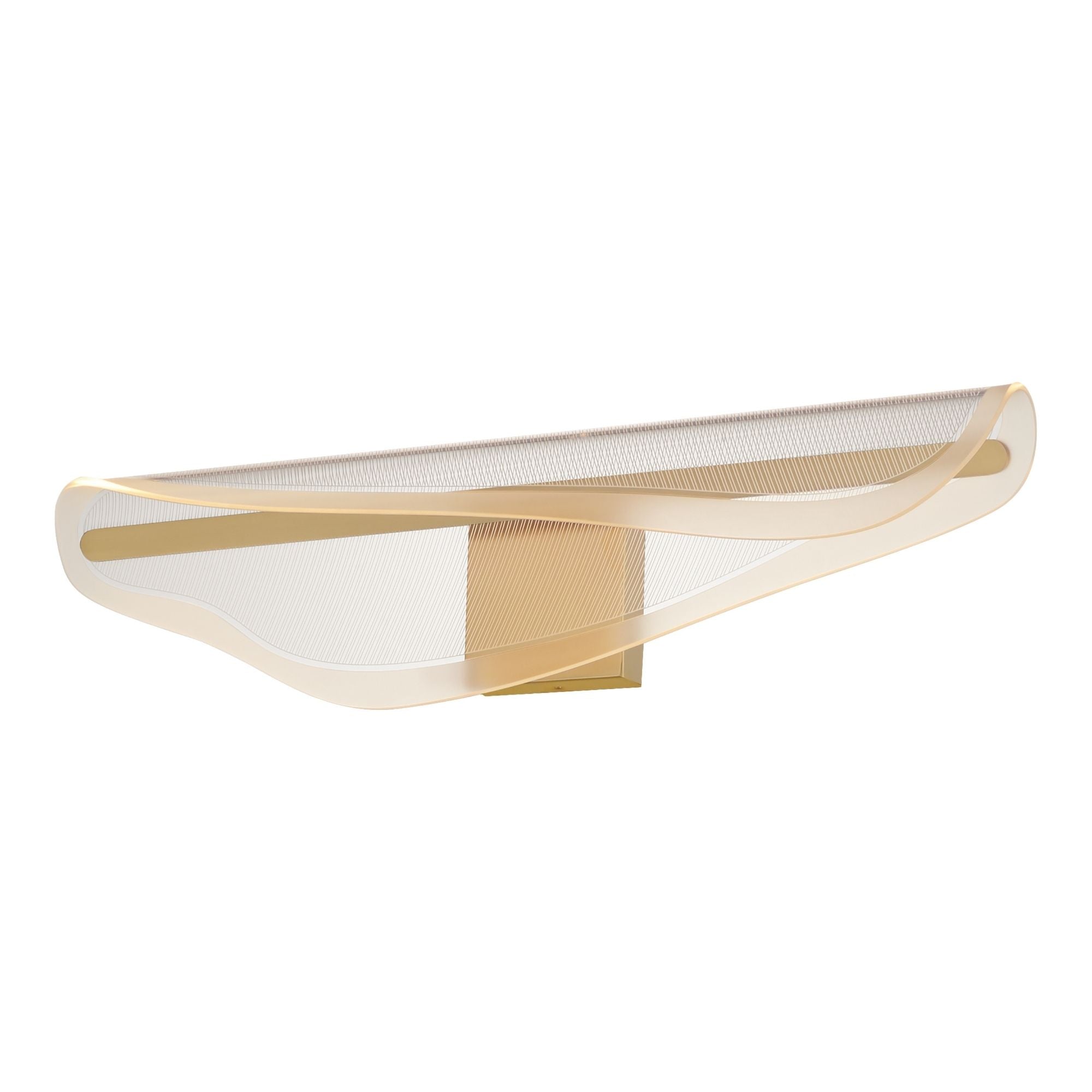 Manta 30" LED Bath Vanity,Gold Finish