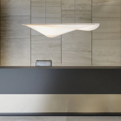 ET2 Manta 47 in. Pendant Light, Black, Integrated LED