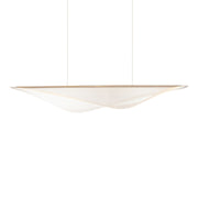 Manta 59" LED Linear Pendant, Gold Finish