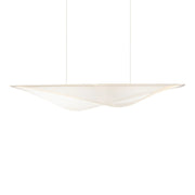 ET2 Lighting - Manta 59" LED Linear Pendant, Polished Chrome Finish | Bees Lighting