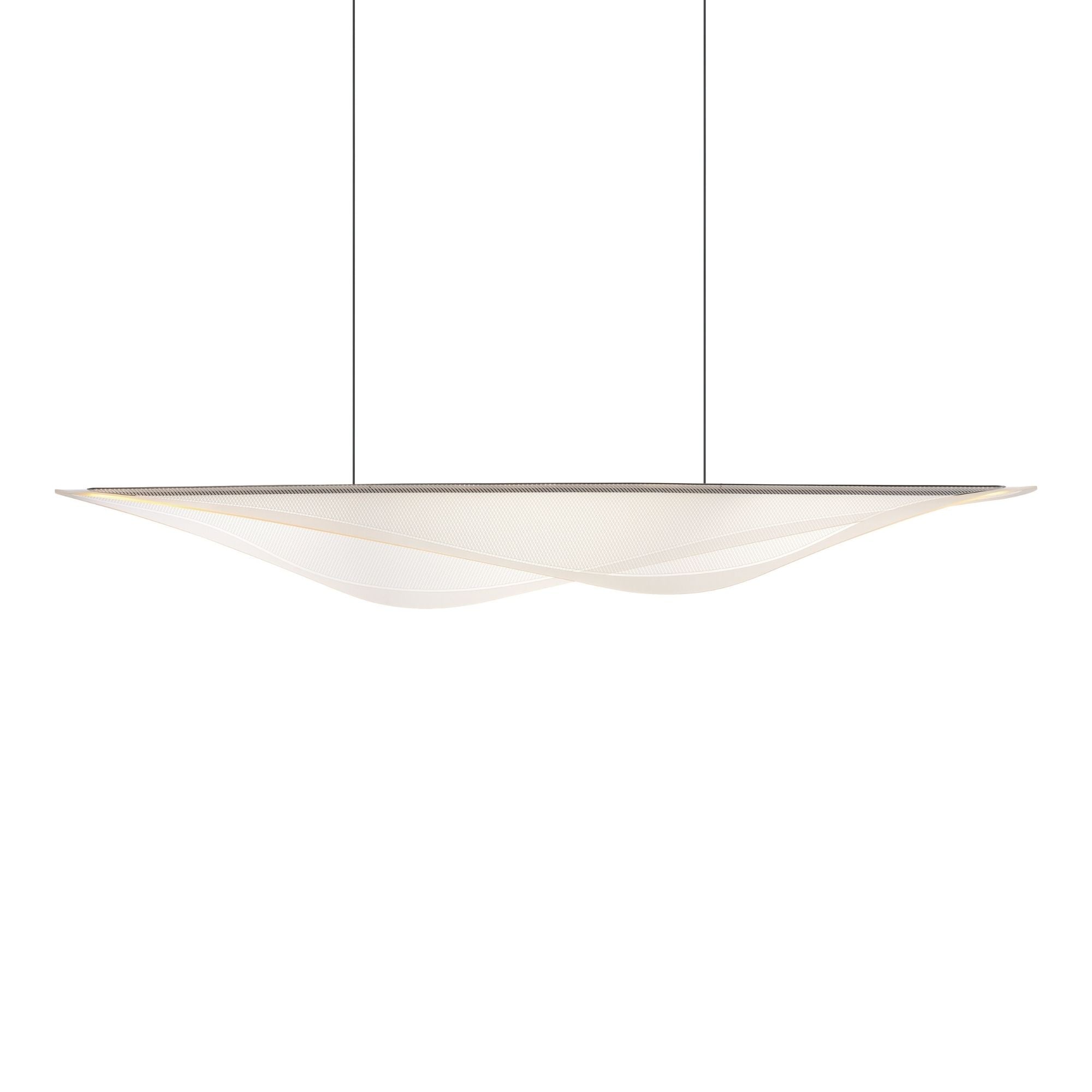 ET2 Lighting - Manta 70" LED Linear Pendant, Black Finish | Bees Lighting