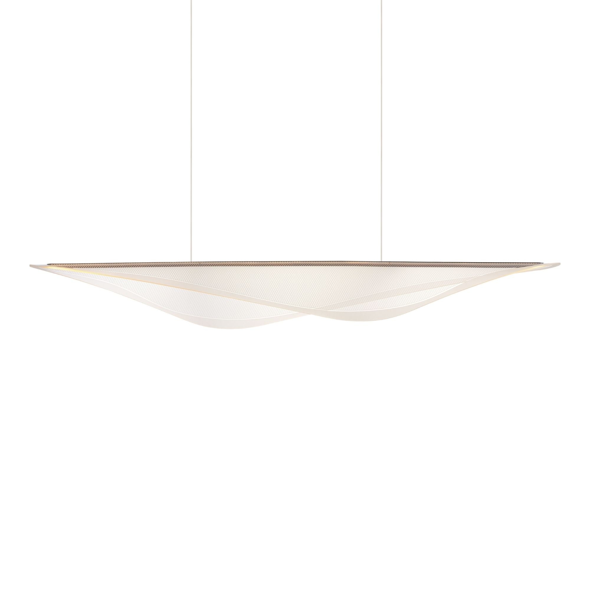 Manta 70" LED Linear Pendant, Gold Finish