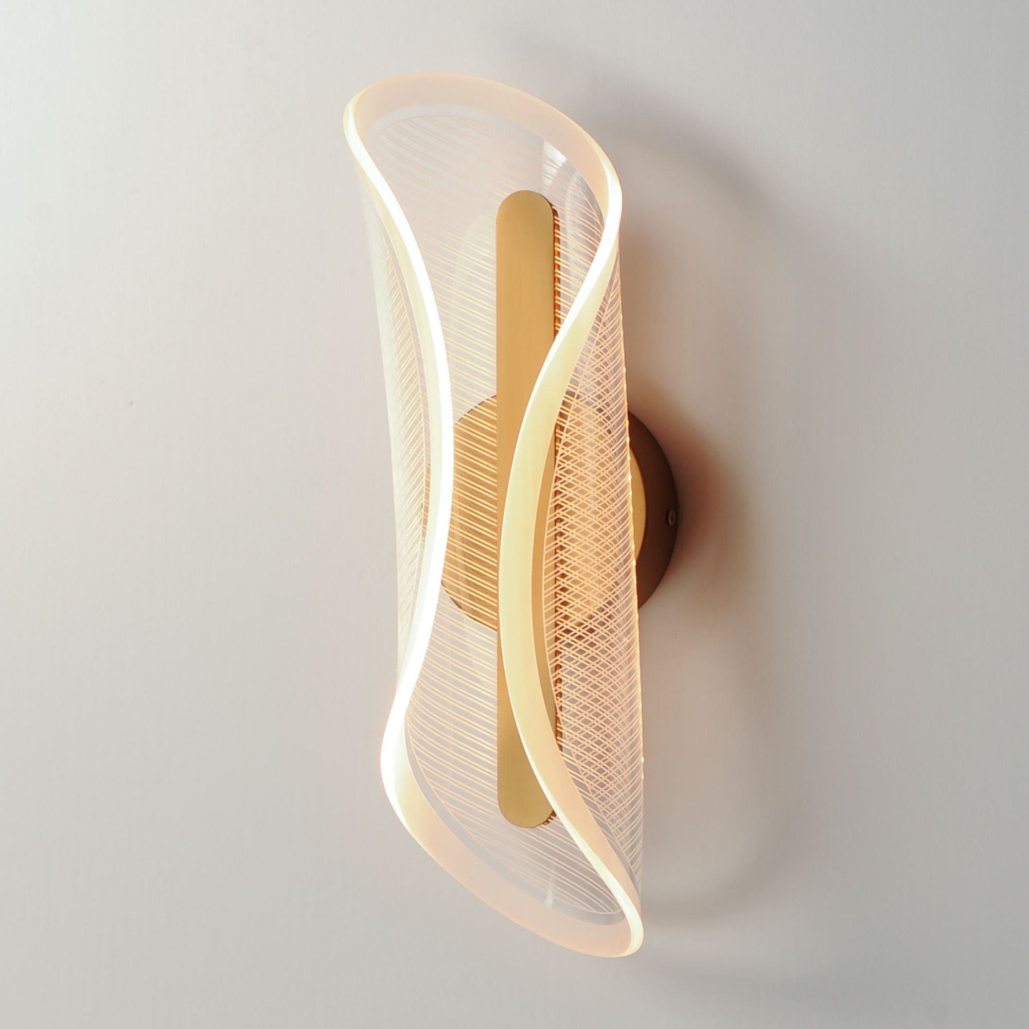 Manta 17" LED Bath Vanity,Gold Finish