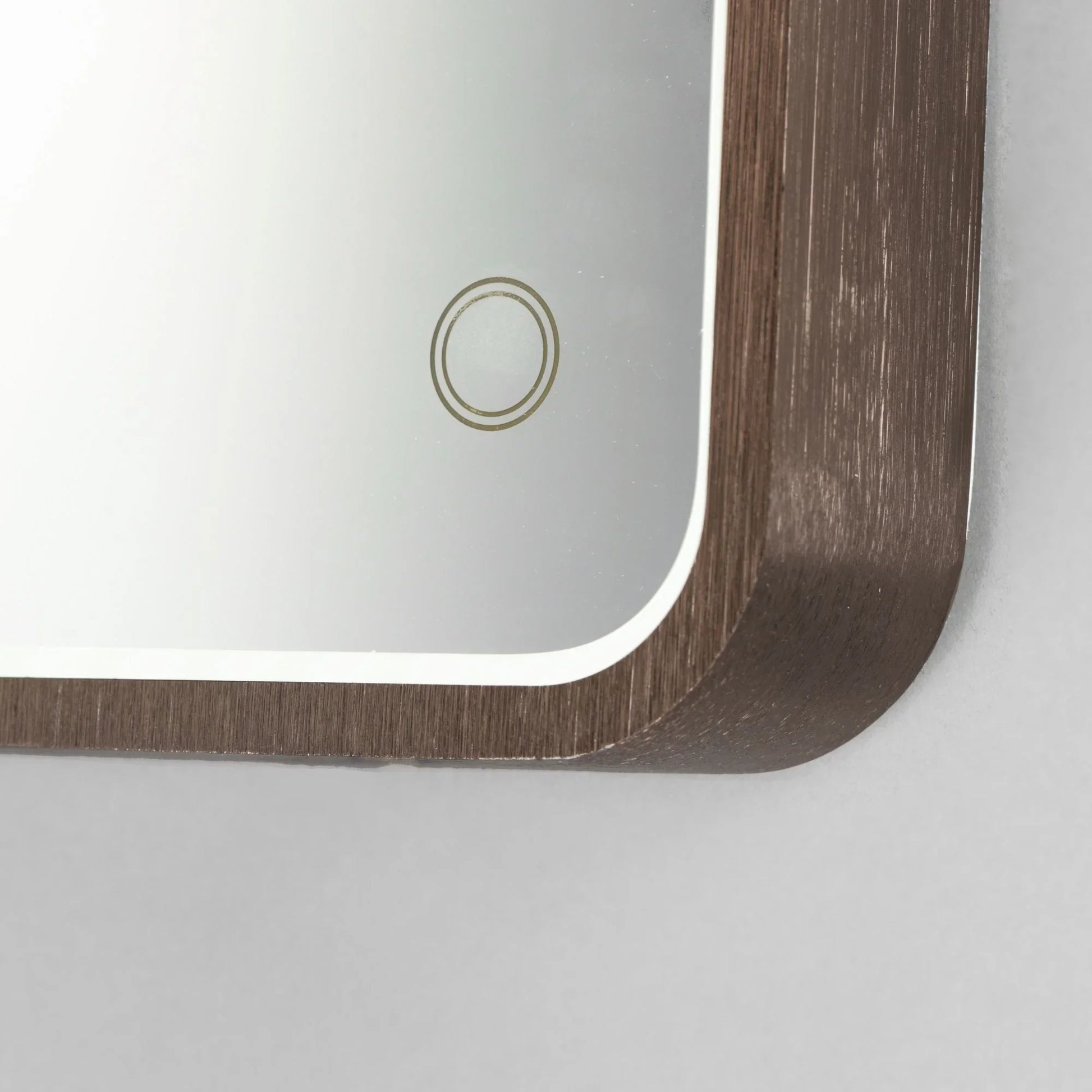 ET2 Lighting - 24" x 31.5" Rectangular LED Mirror, Anodized Bronze Finish | Bees Lighting