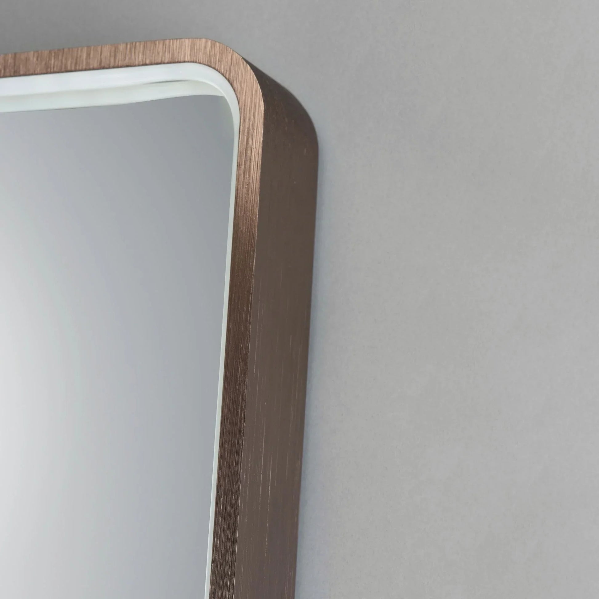 ET2 Lighting - 24" x 31.5" Rectangular LED Mirror, Anodized Bronze Finish | Bees Lighting