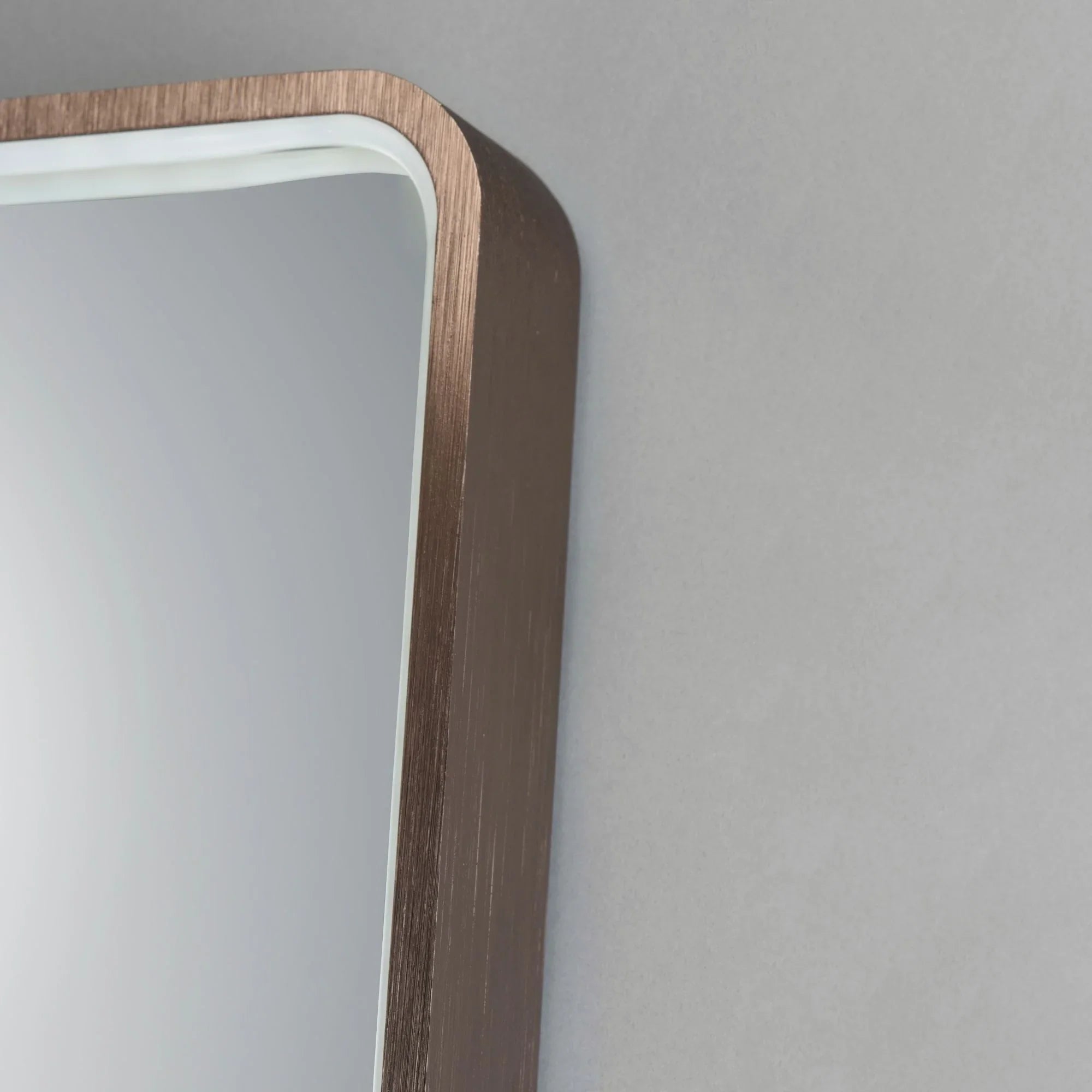 ET2 Lighting - 24" x 31.5" Rectangular LED Mirror, Anodized Bronze Finish | Bees Lighting