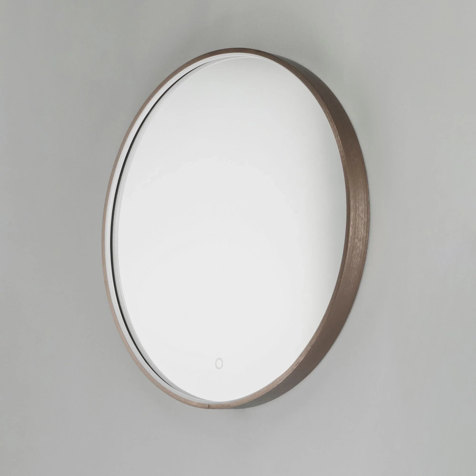 ET2 Lighting - 27.5" Round LED Mirror, Anodized Bronze Finish | Bees Lighting