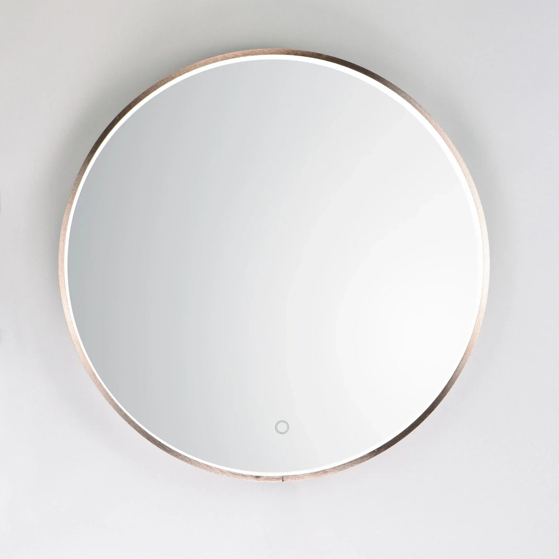 ET2 Lighting - 27.5" Round LED Mirror, Anodized Bronze Finish | Bees Lighting