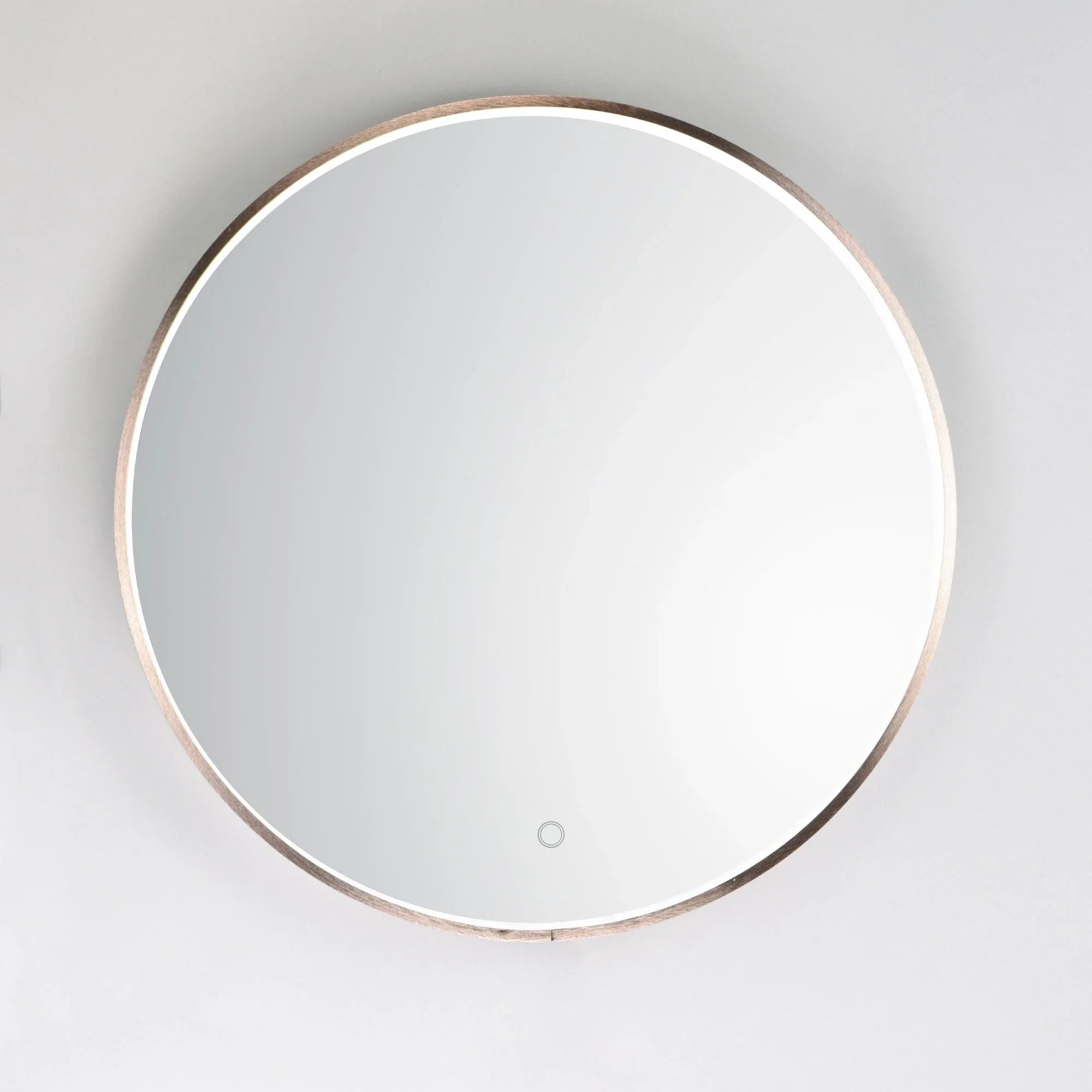 ET2 Lighting - 27.5" Round LED Mirror, Anodized Bronze Finish | Bees Lighting