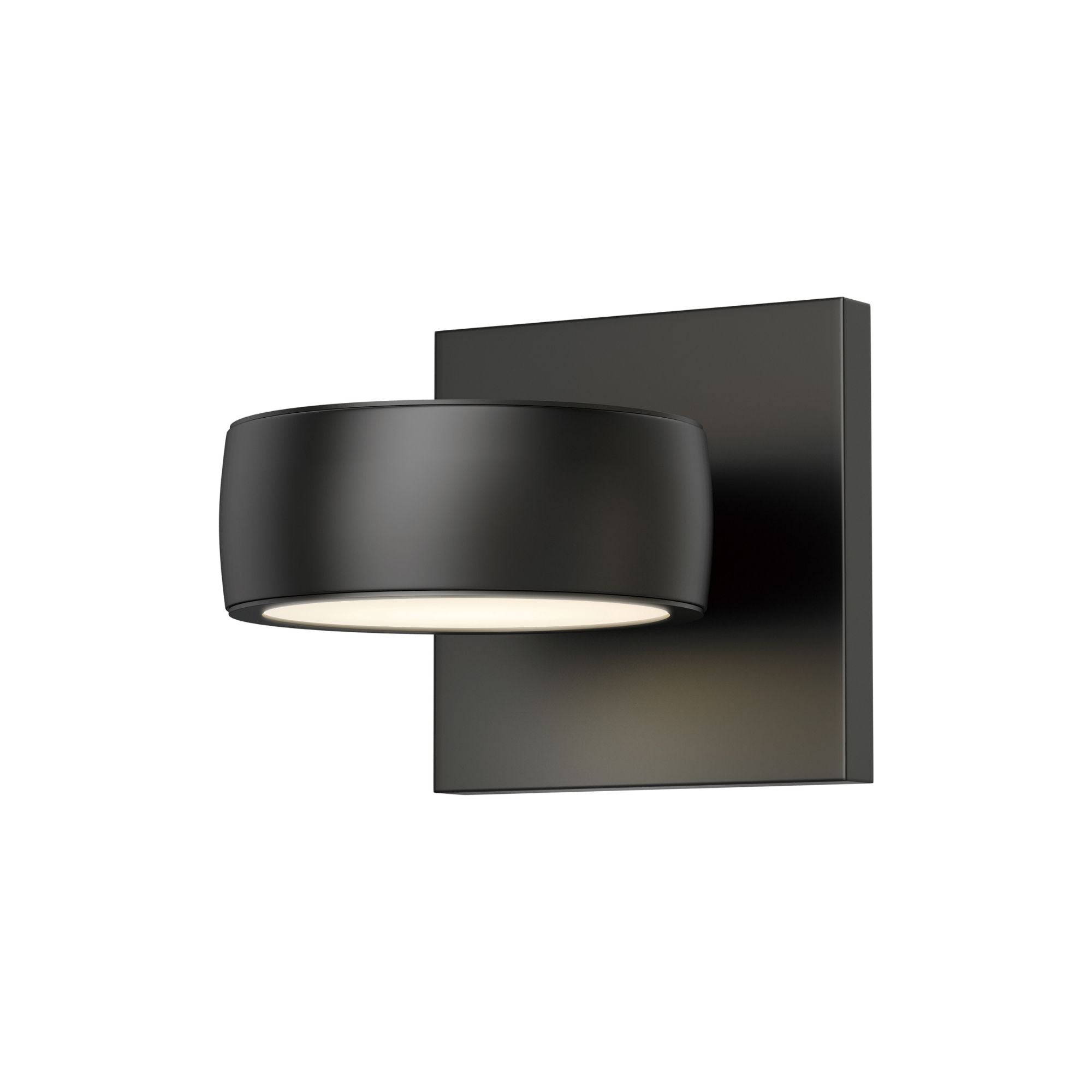 Modular 5" LED Outdoor Wall Sconce, Black Finish