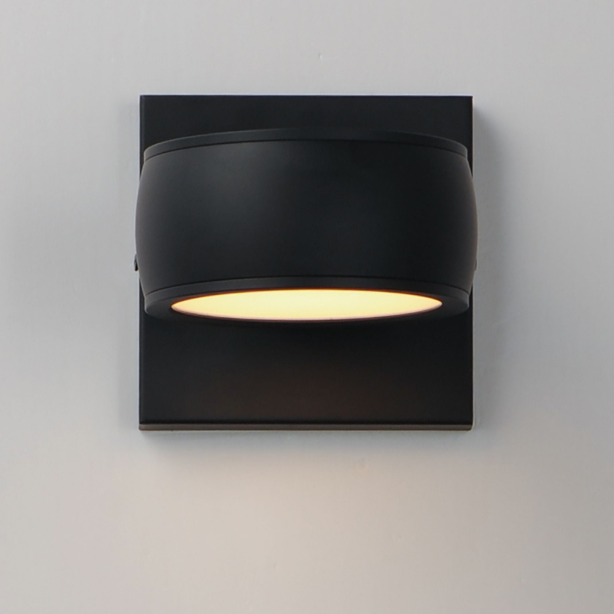 Modular 5" LED Outdoor Wall Sconce, Black Finish