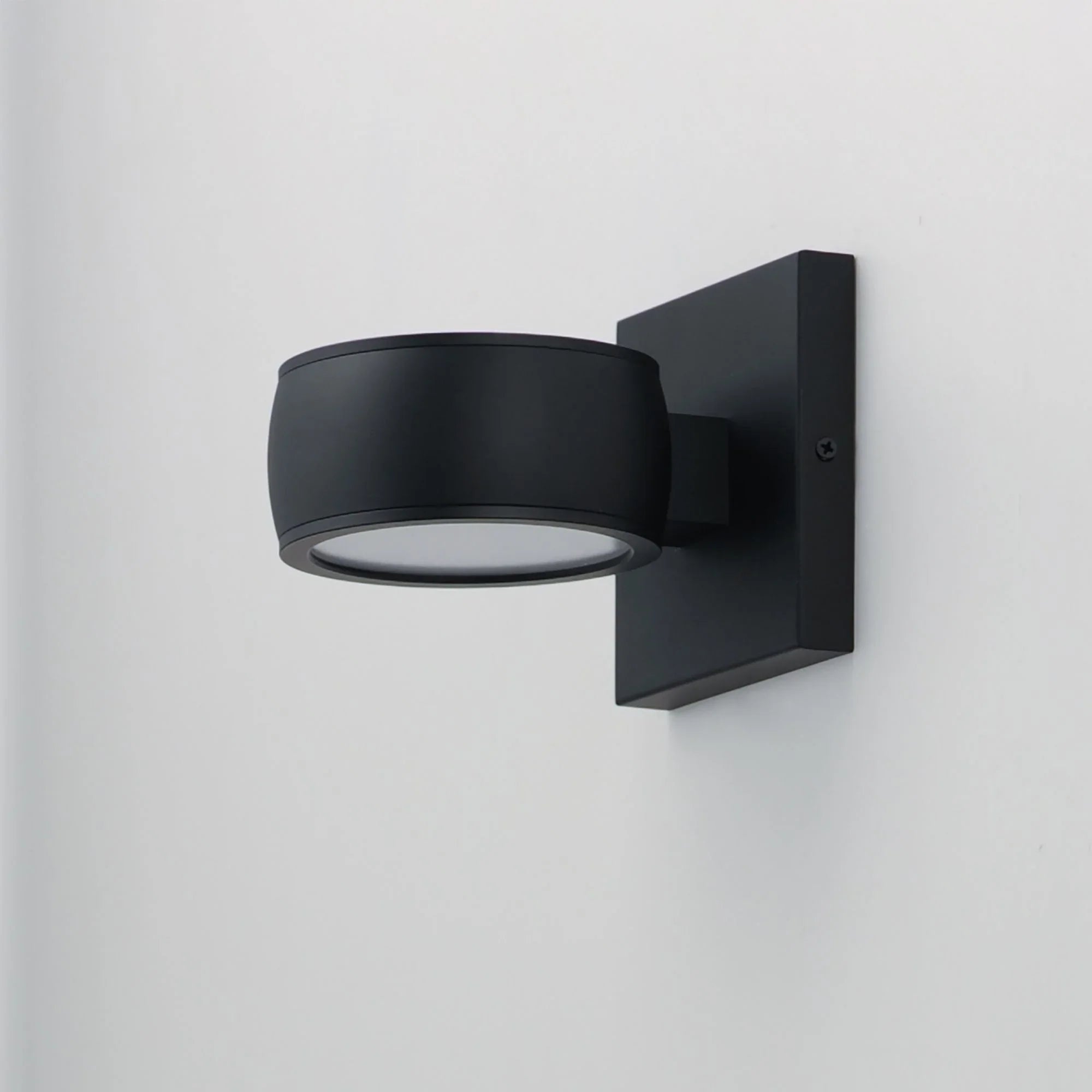 Modular 5" LED Outdoor Wall Sconce, Black Finish
