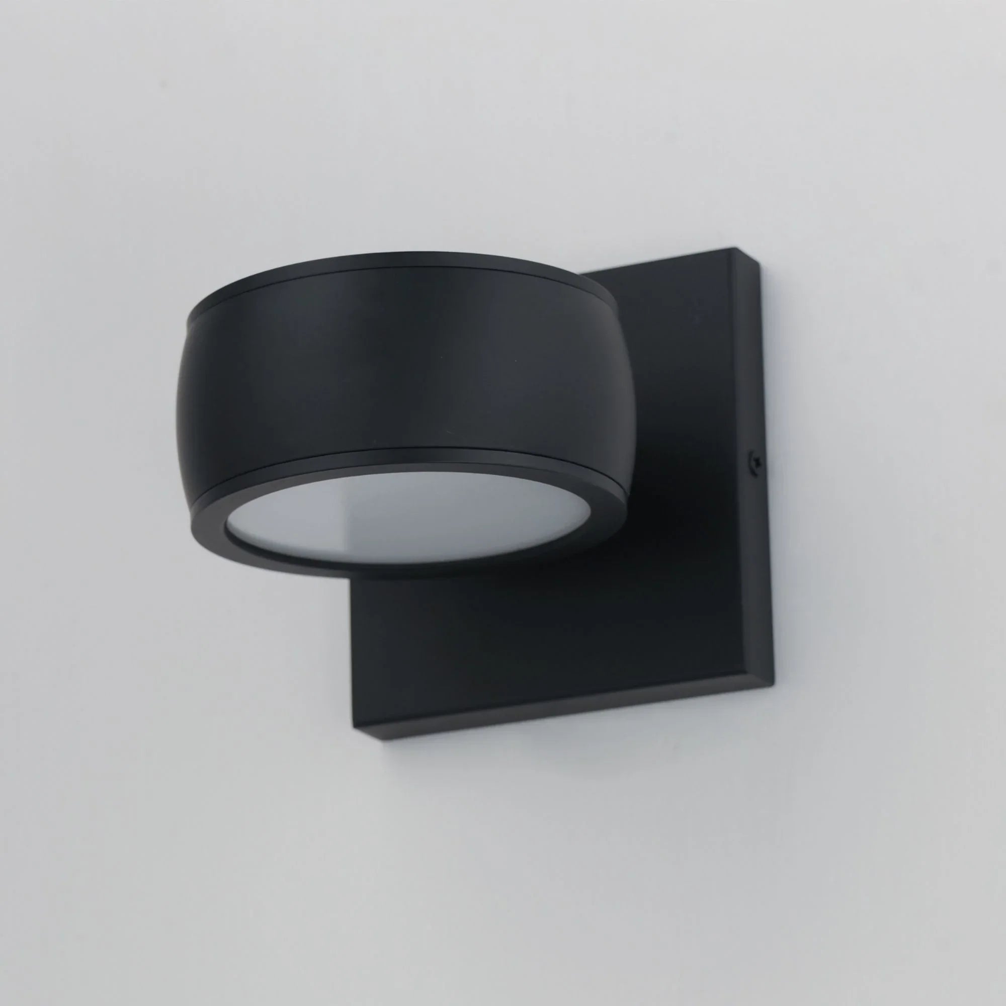Modular 5" LED Outdoor Wall Sconce, Black Finish