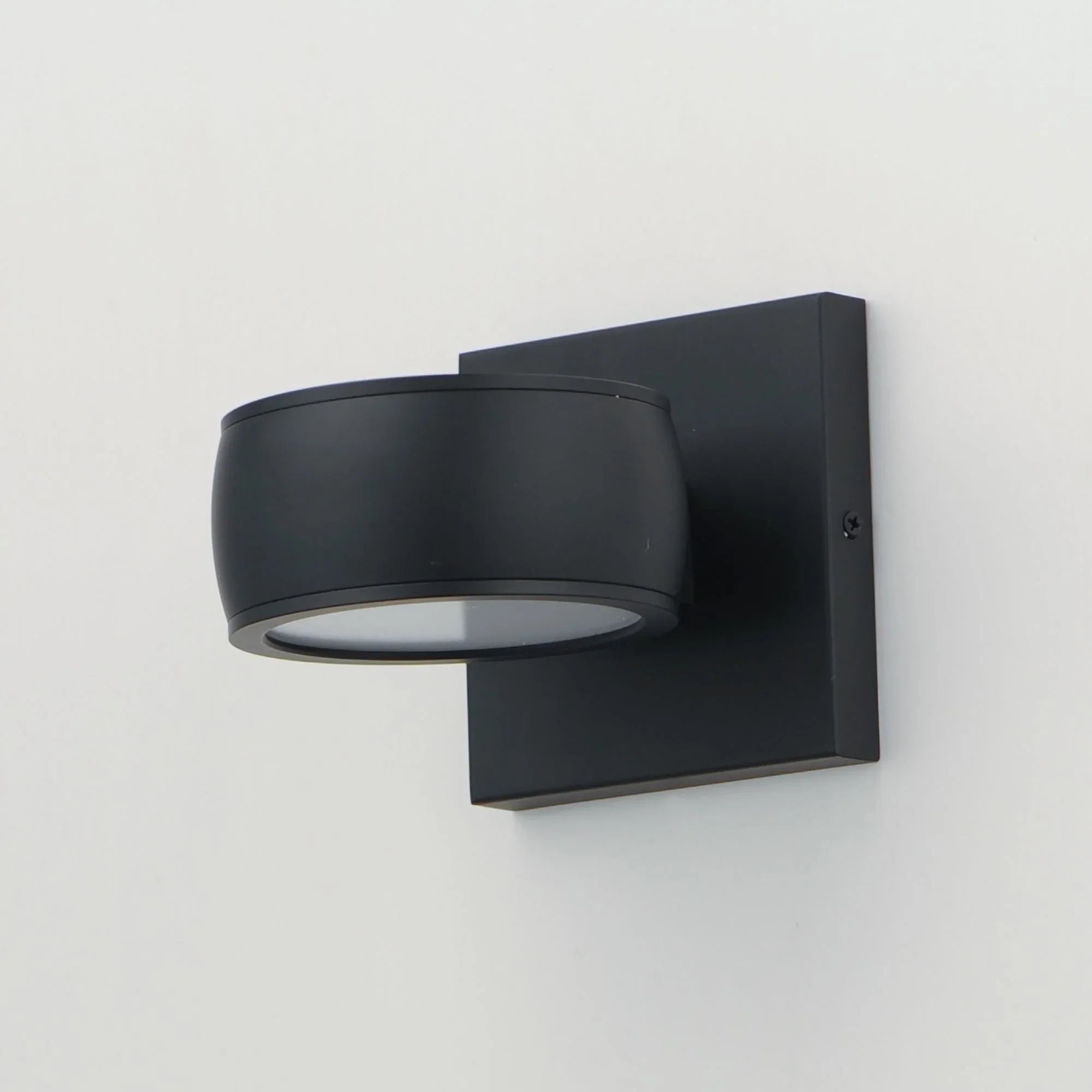 Modular 5" LED Outdoor Wall Sconce, Black Finish