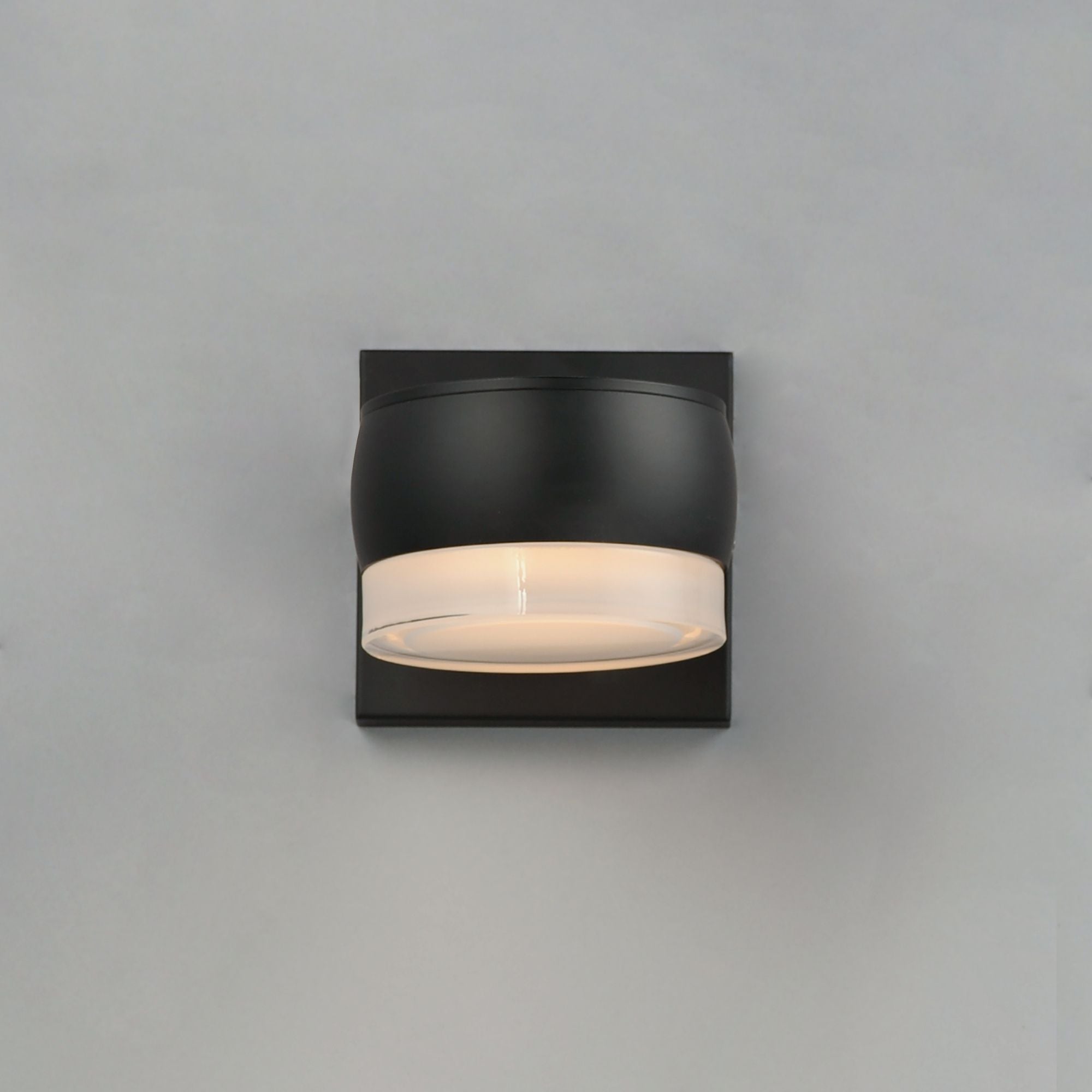 Modular 5" Can LED Outdoor Wall Sconce, Black Finish