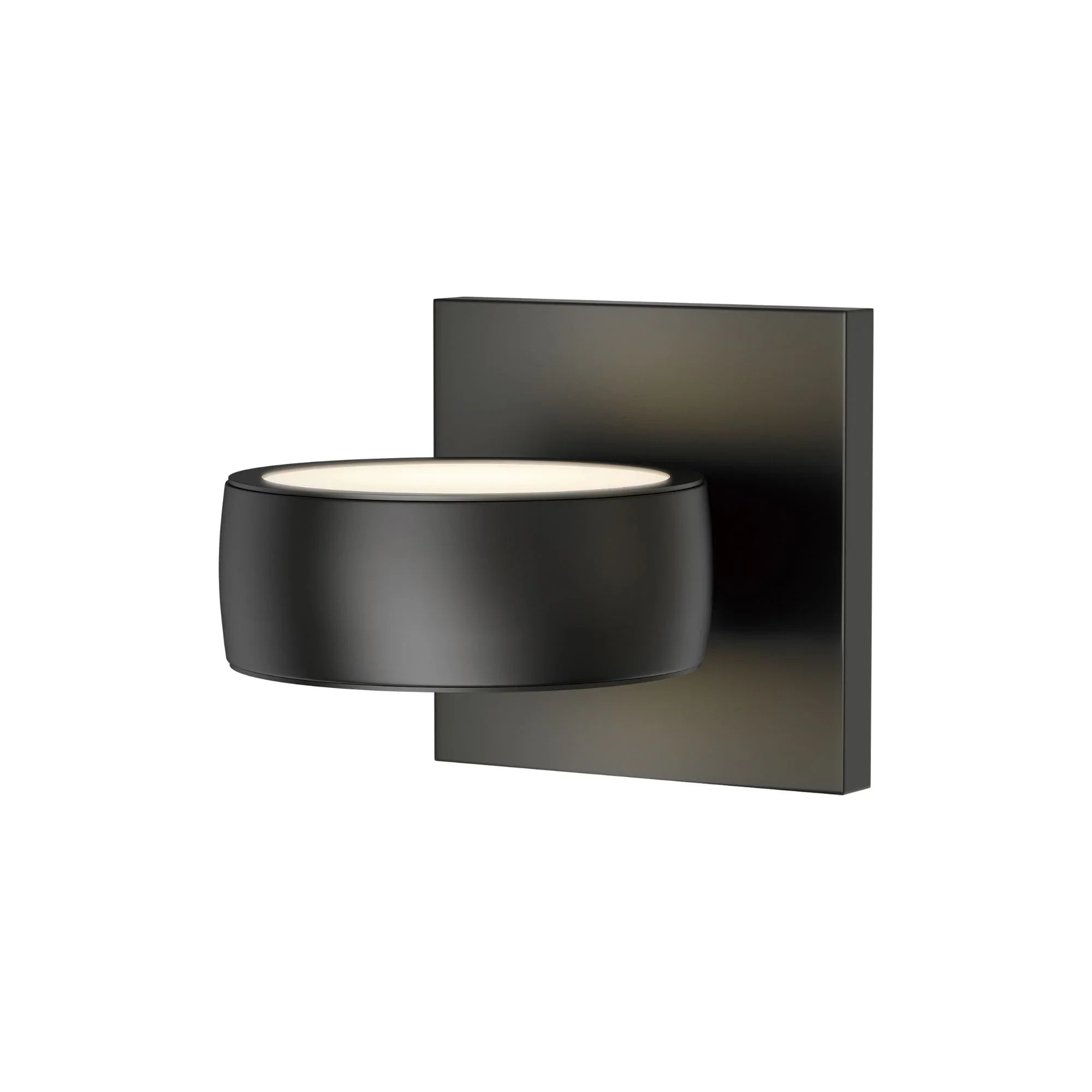 Modular 5" 2-Light LED Outdoor Wall Sconce, Black Finish
