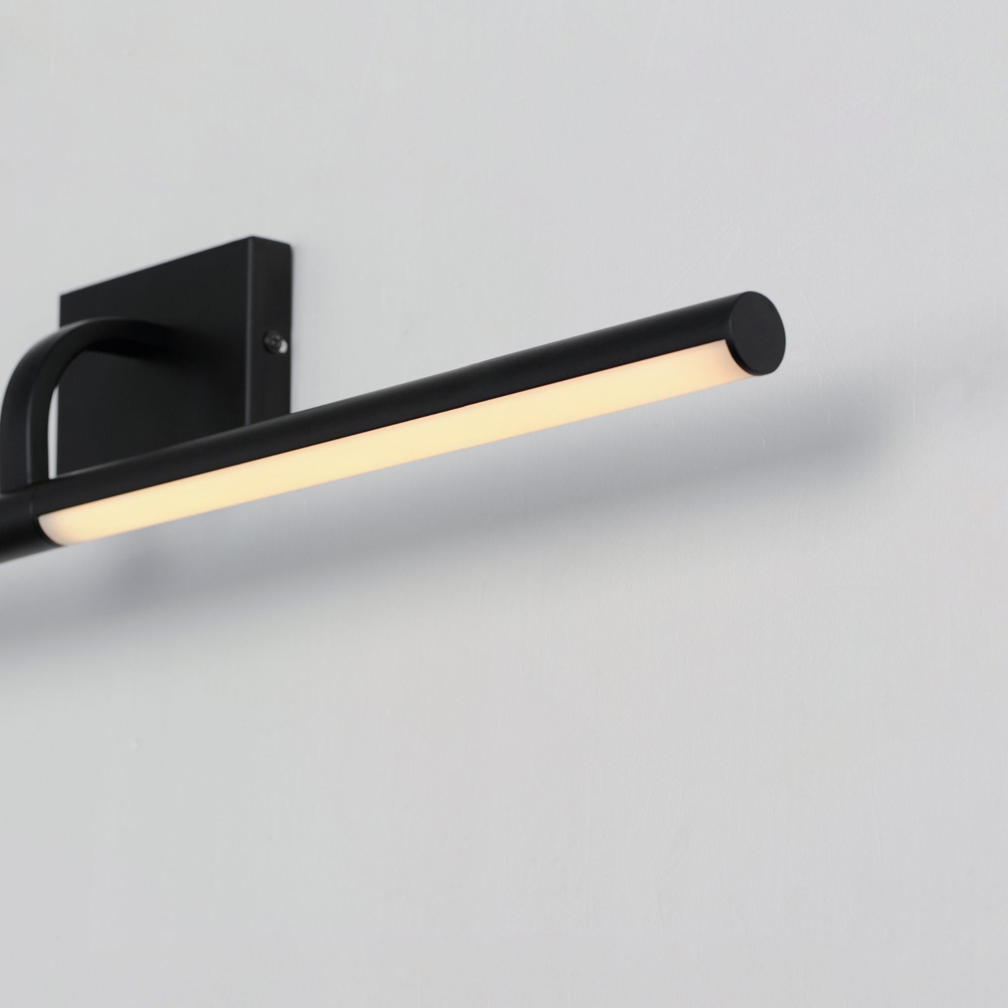 Mona 19" LED Picture Light, 120-277V, Black Finish