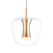 ET2 Lighting - Newton 10" LED Mini Pendant, Black & Gold Finish | Bees Lighting