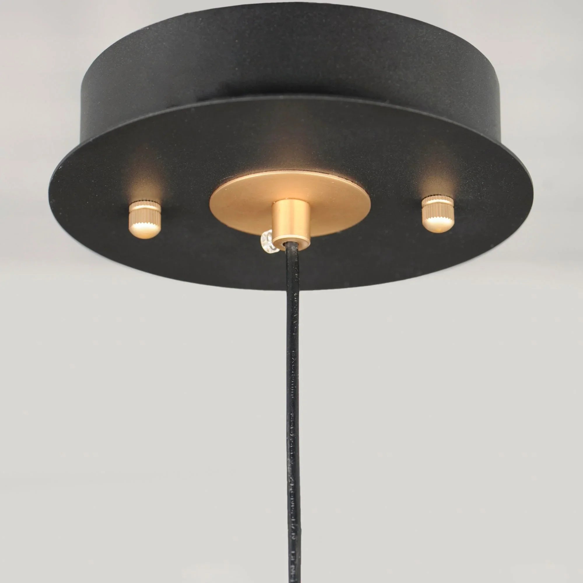 ET2 Lighting - Newton 10" LED Mini Pendant, Black & Gold Finish | Bees Lighting