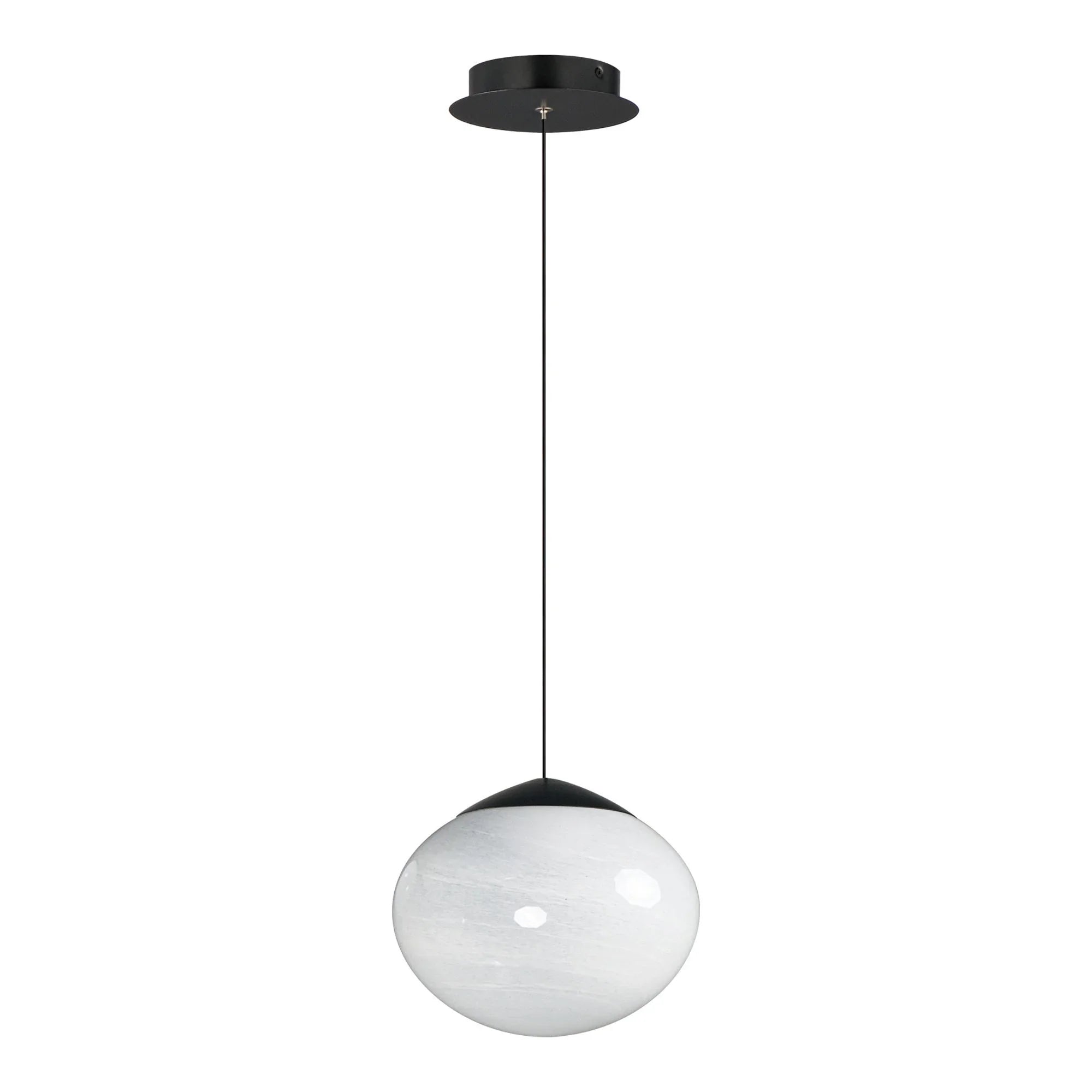 ET2 Lighting - Nimbus 10" Mini LED Pendant, Black Finish | Bees Lighting