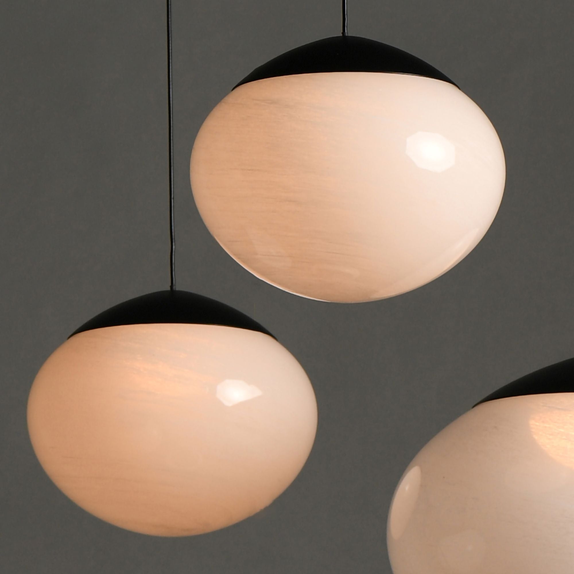 Nimbus 21" 3-Light LED Pendant, Black Finish