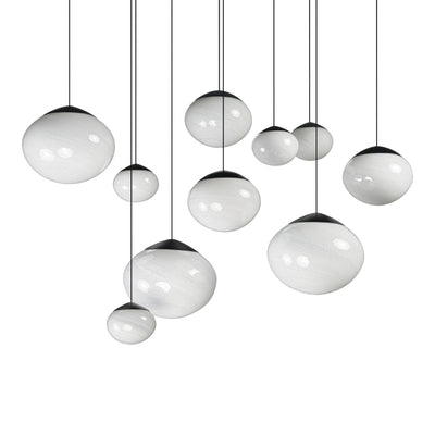 ET2 Nimbus 39.25 in. 10-Light Pendant, Black