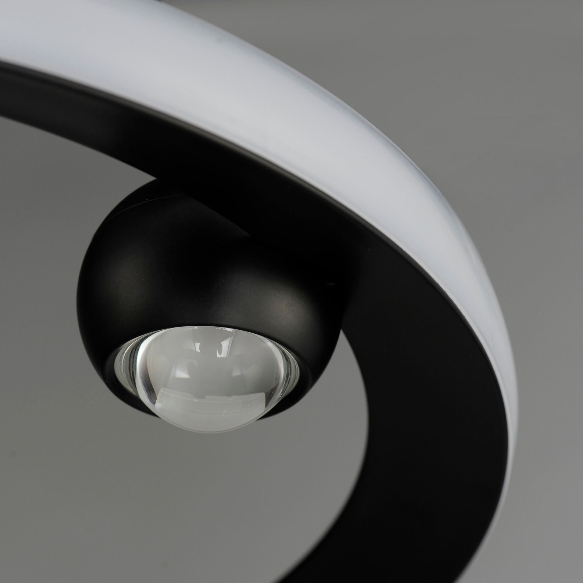 Nodes 18" LED Pendant, Black Finish