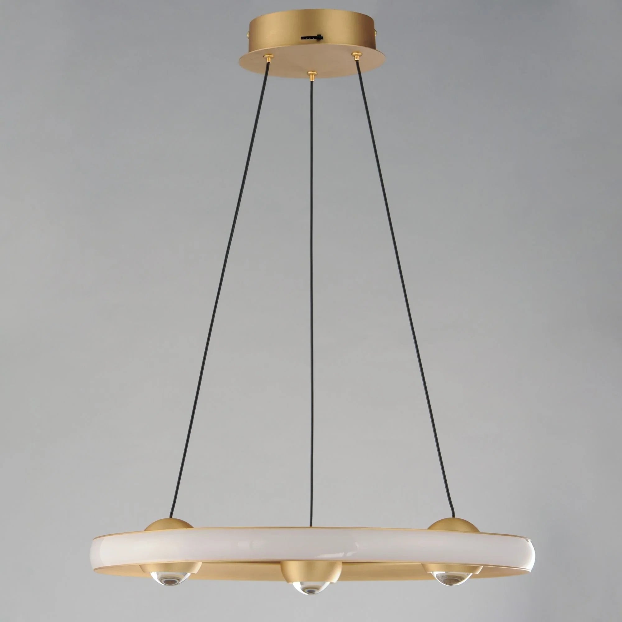ET2 Lighting - Nodes 18" LED Pendant, Gold Finish | Bees Lighting