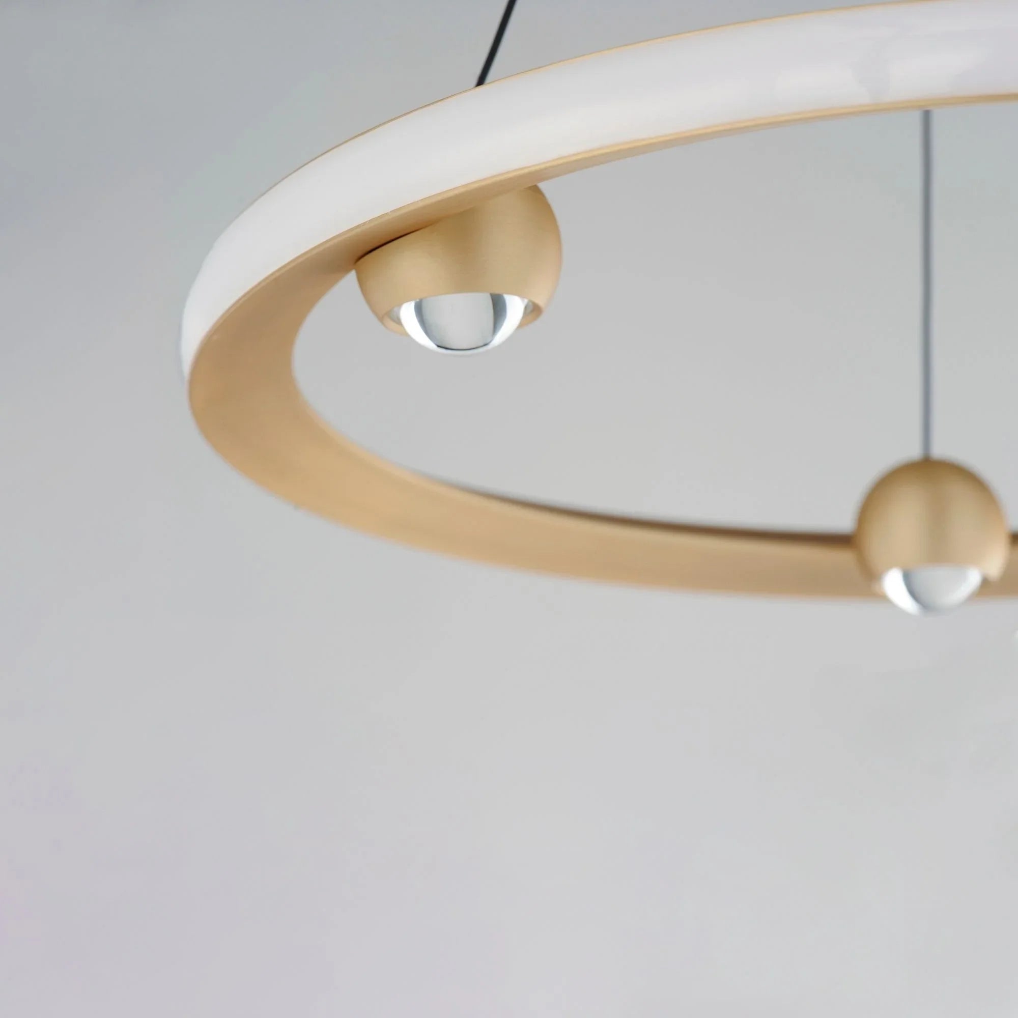 Nodes 24" LED Pendant, Gold Finish