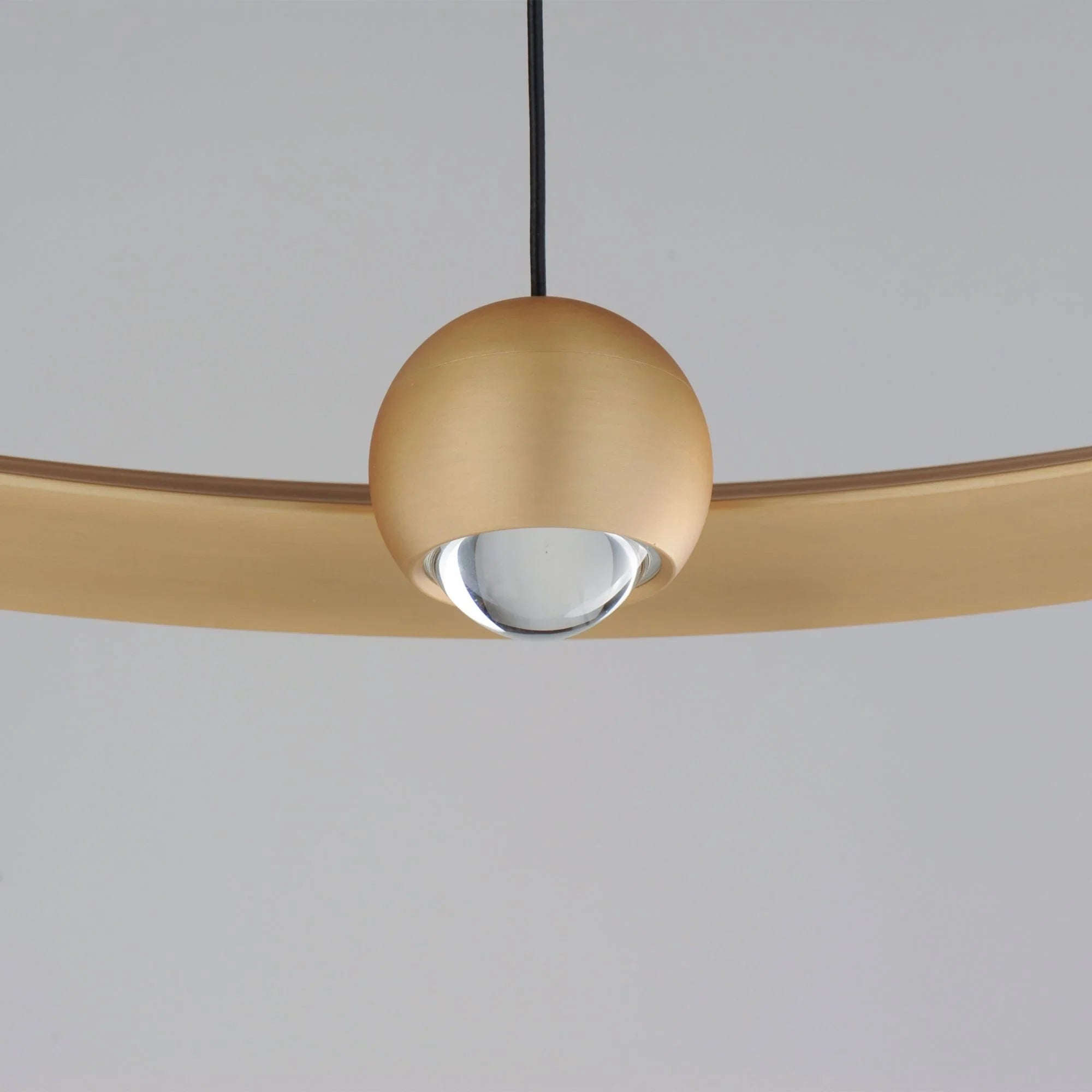Nodes 24" LED Pendant, Gold Finish