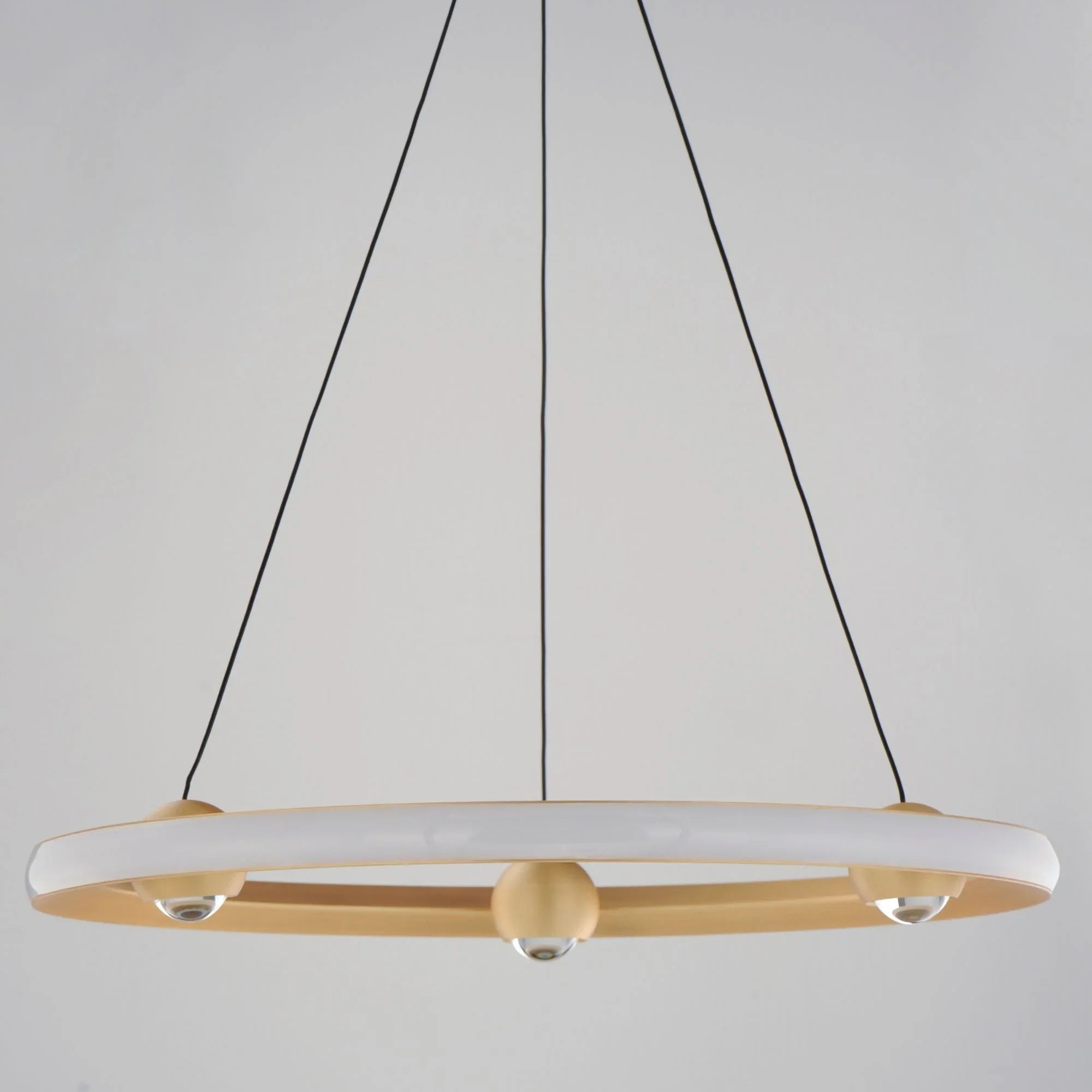 Nodes 24" LED Pendant, Gold Finish