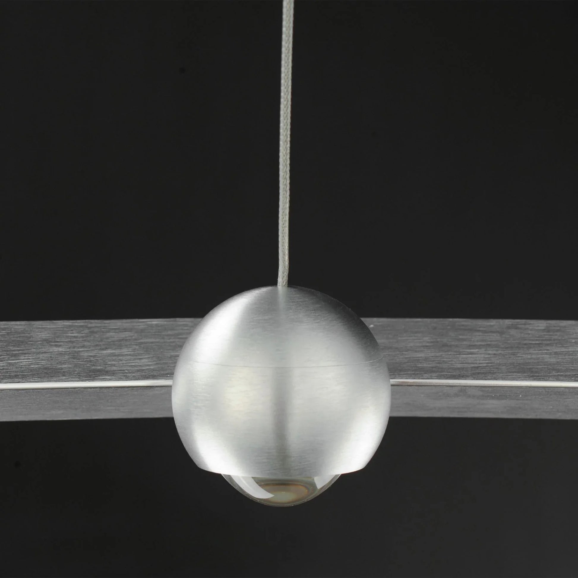 ET2 Lighting - Nodes 32" LED Pendant, Brushed Aluminum Finish | Bees Lighting