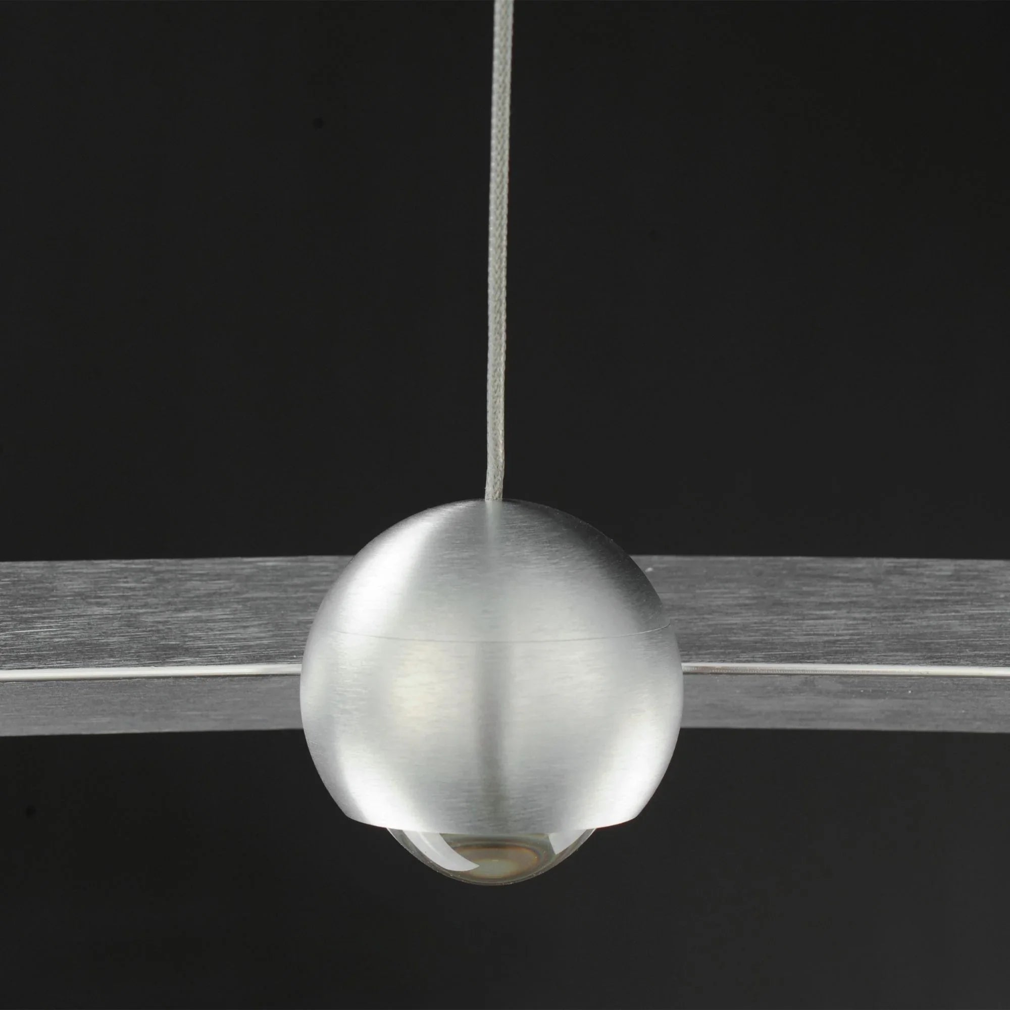 ET2 Lighting - Nodes 32" LED Pendant, Brushed Aluminum Finish | Bees Lighting