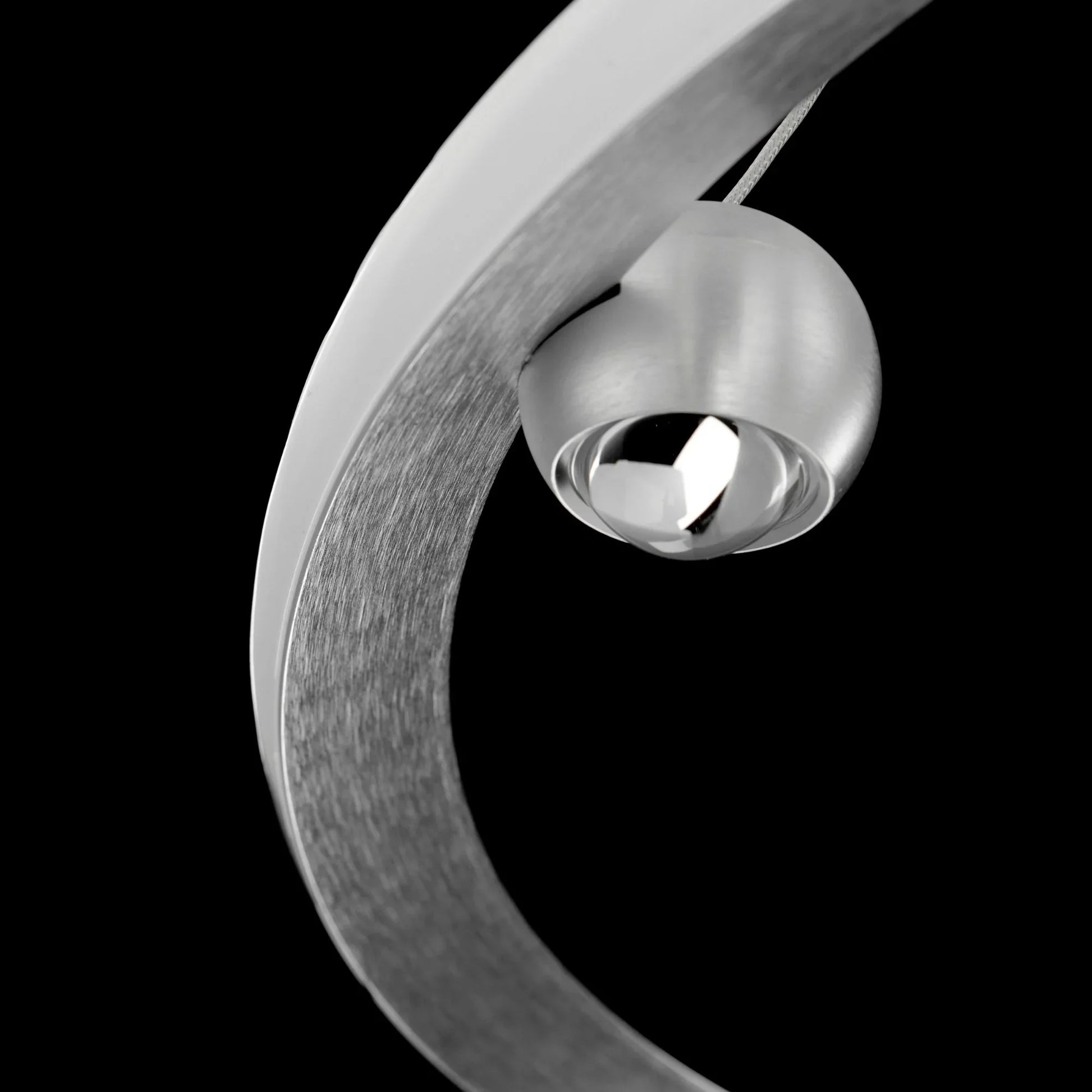 ET2 Lighting - Nodes 32" LED Pendant, Brushed Aluminum Finish | Bees Lighting