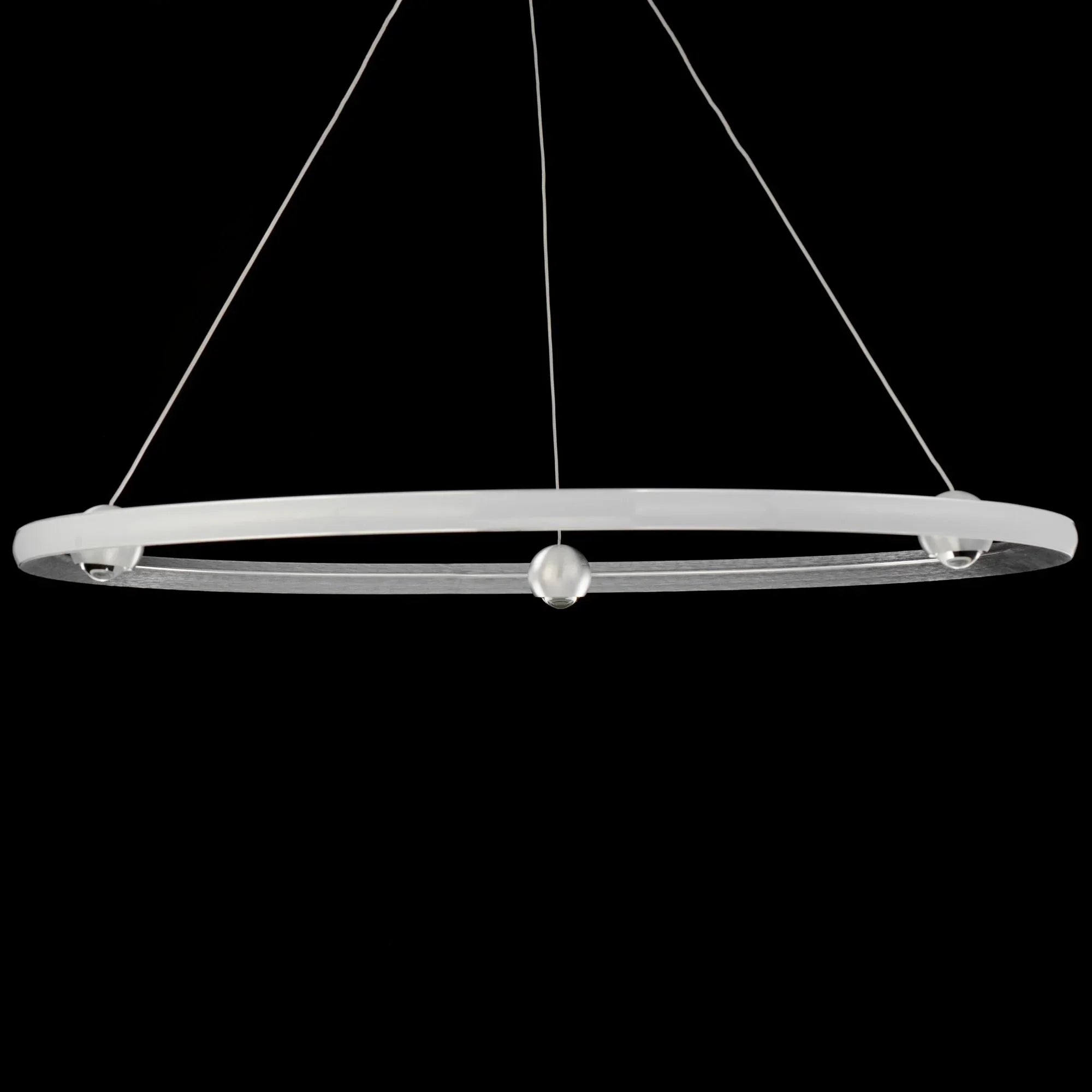 ET2 Lighting - Nodes 32" LED Pendant, Brushed Aluminum Finish | Bees Lighting