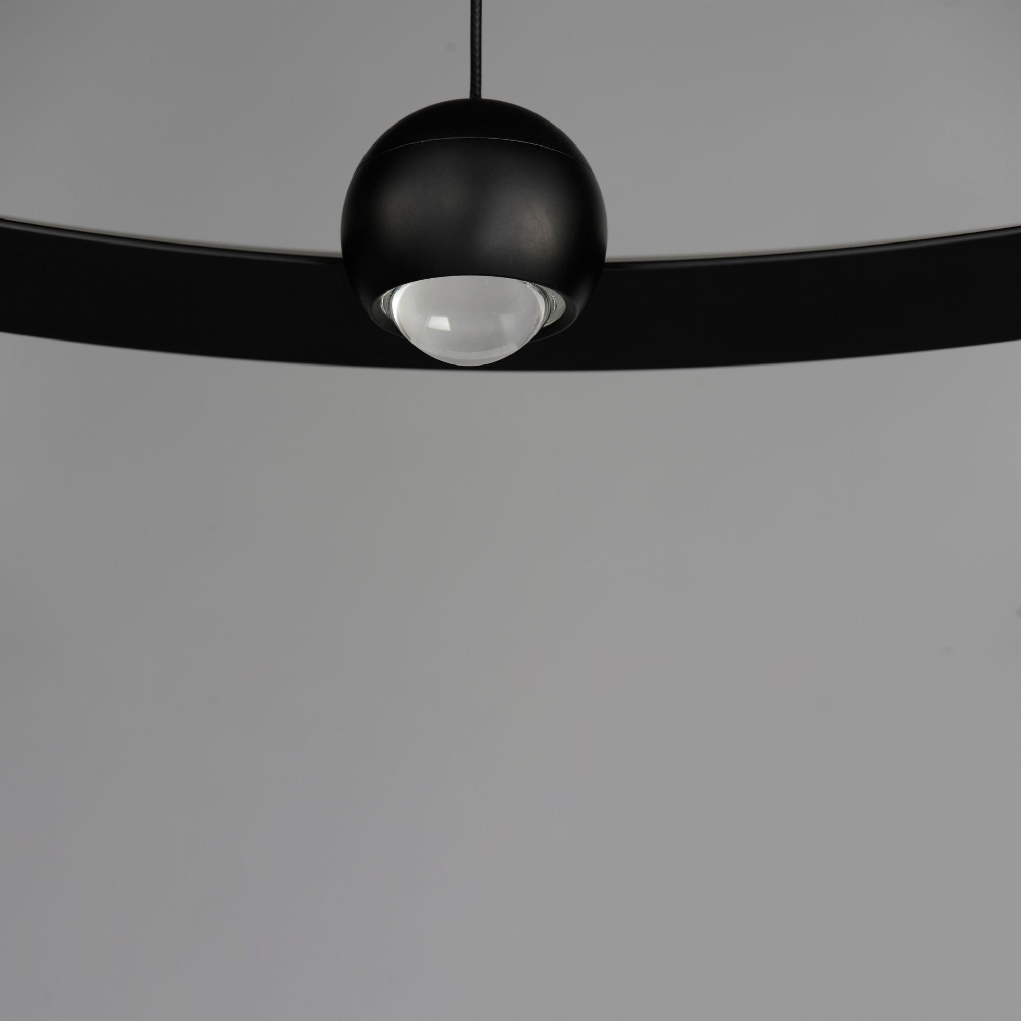 Nodes 32" LED Pendant, Black Finish