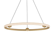 Nodes 32" LED Pendant, Gold Finish