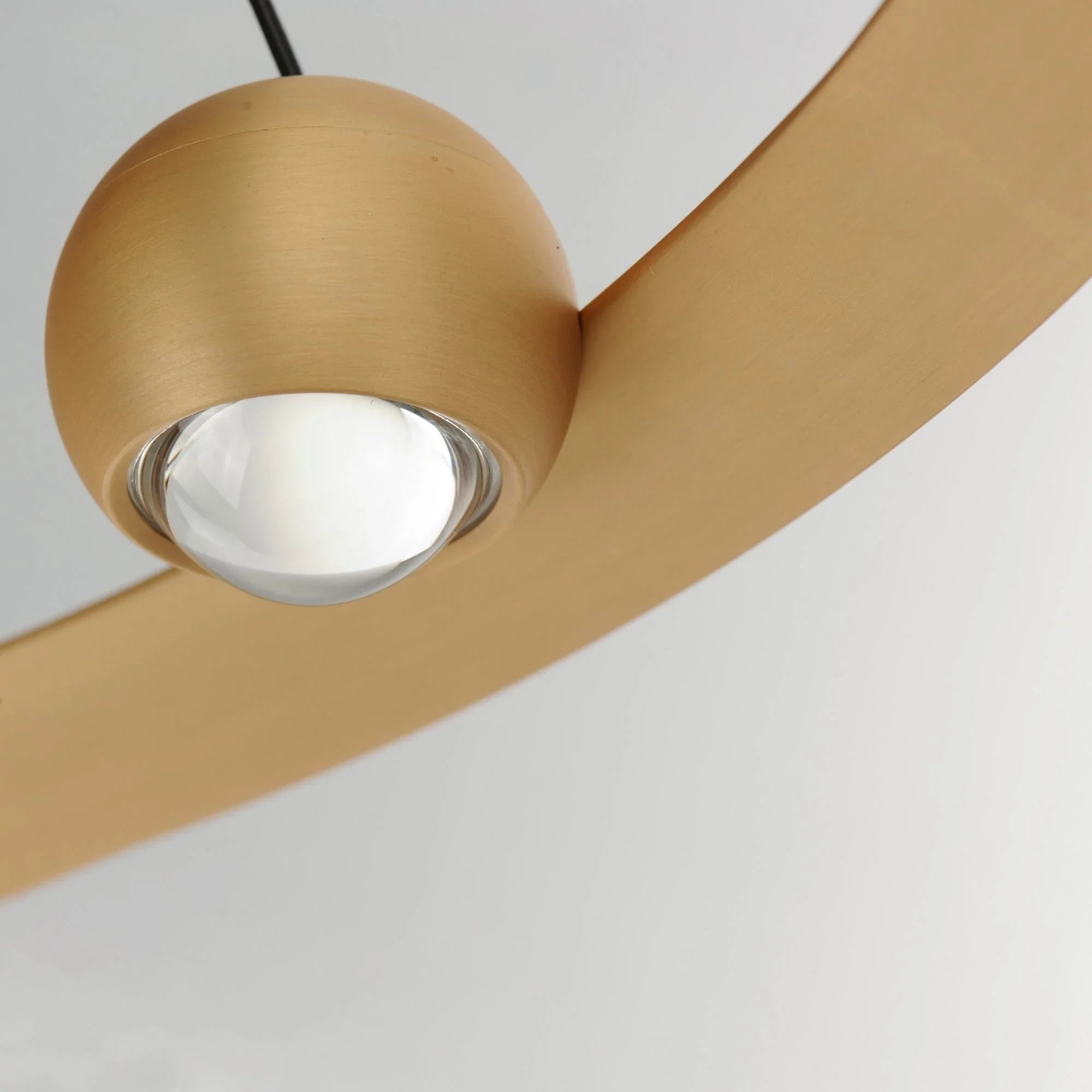 Nodes 32" LED Pendant, Gold Finish